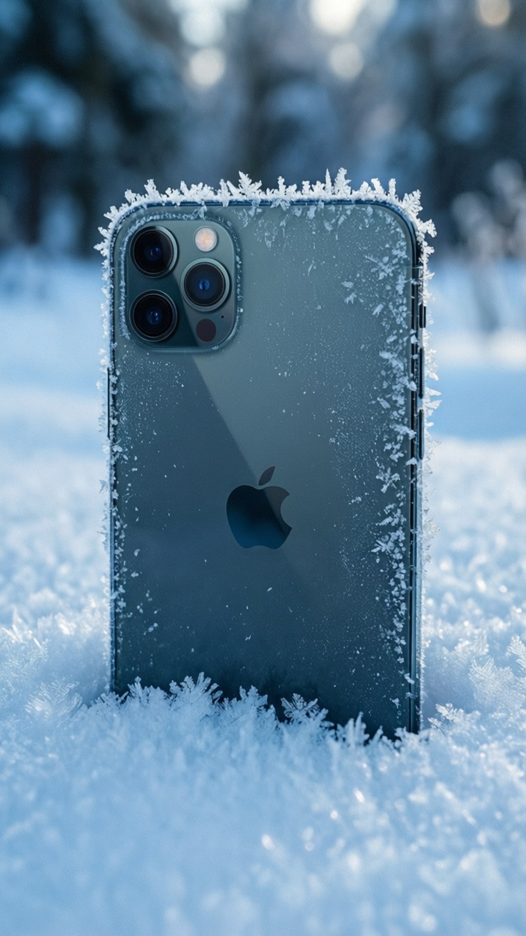 Frostig vinter iPhone Wallpapers