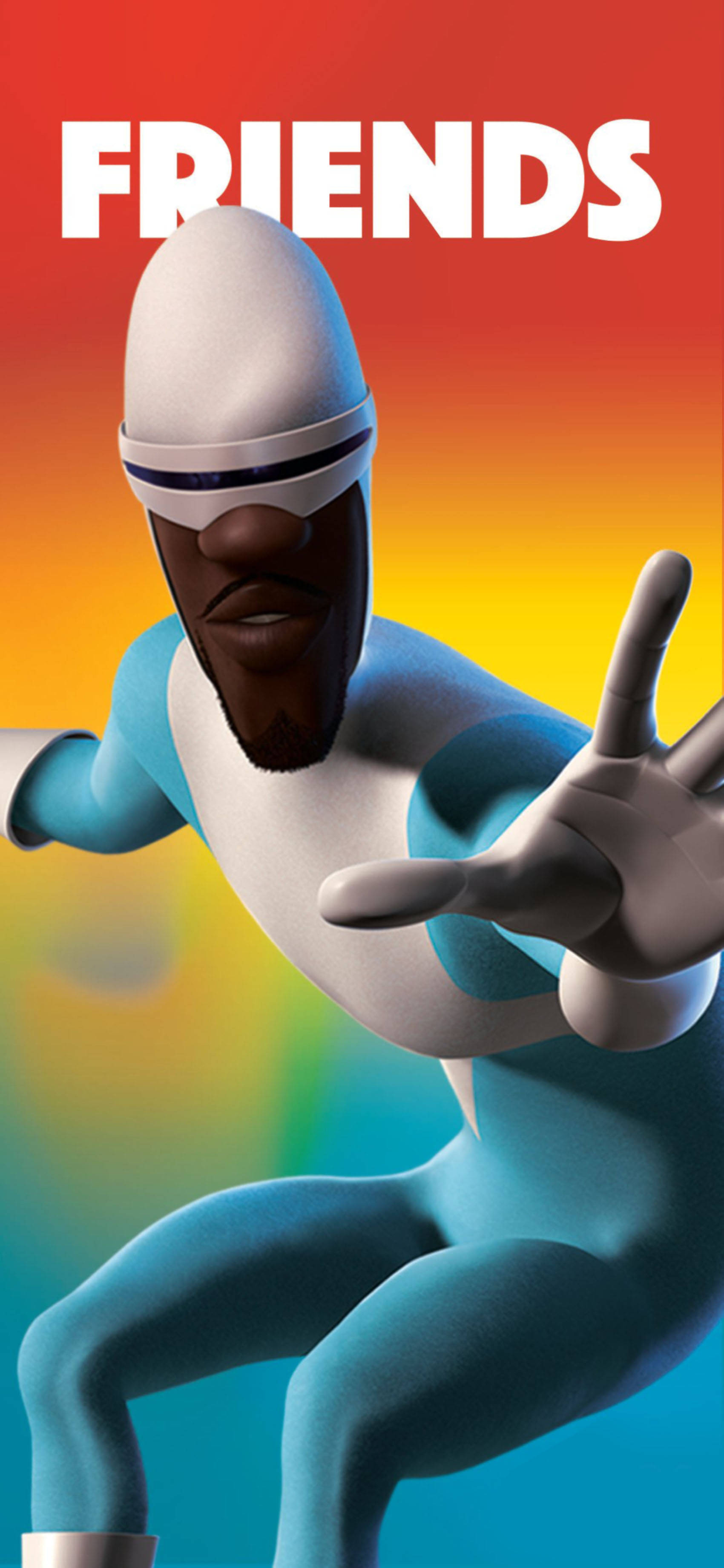 Frozone farverig grafik Wallpapers