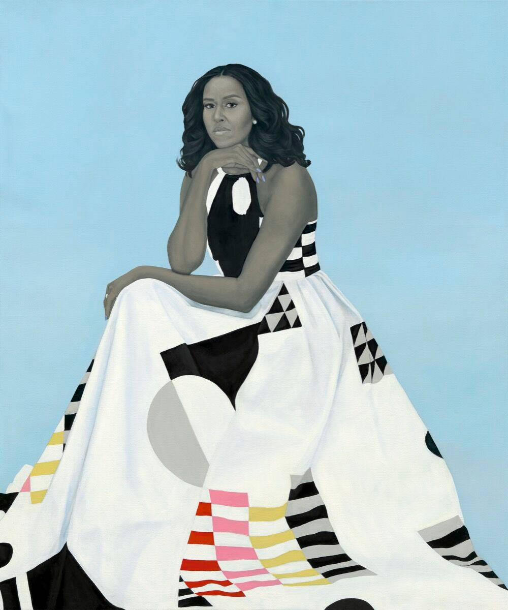 Førstedame Michelle Obama Maleri Wallpapers