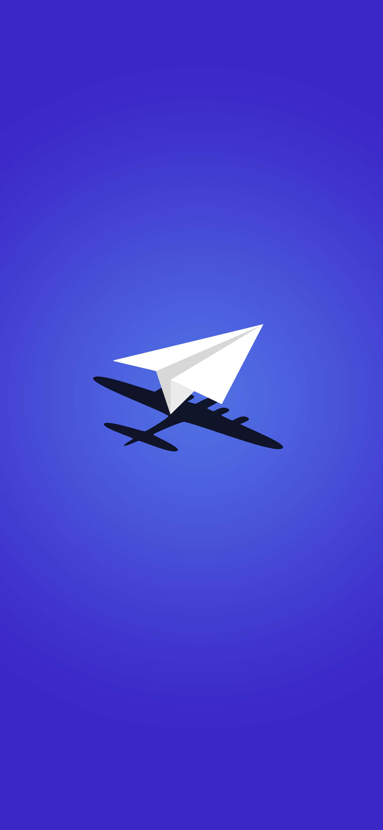 Fugleperspektiv af små fly på himlen Wallpapers