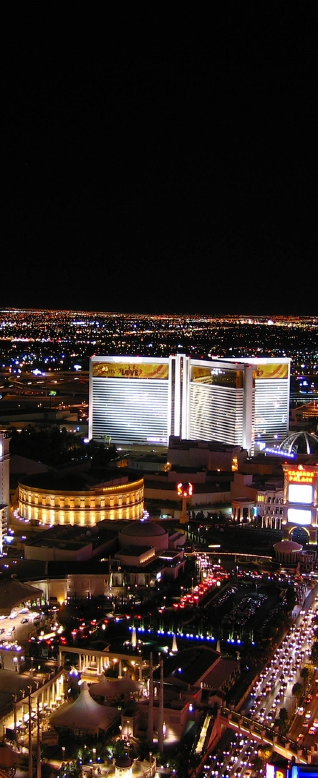 Fugleperspektiv Las Vegas Nat Wallpapers