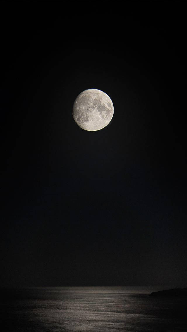 Fuldmåne iPhone Mørk Wallpapers