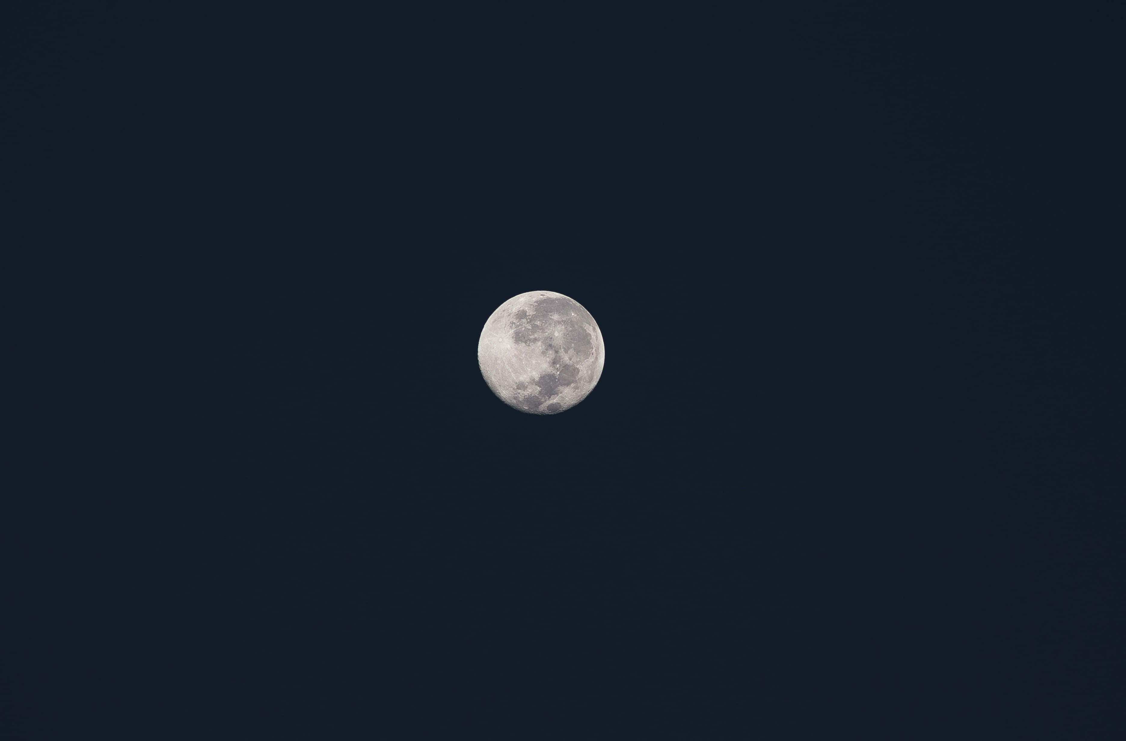 Fuldmåne på mørk himmel billede Wallpapers