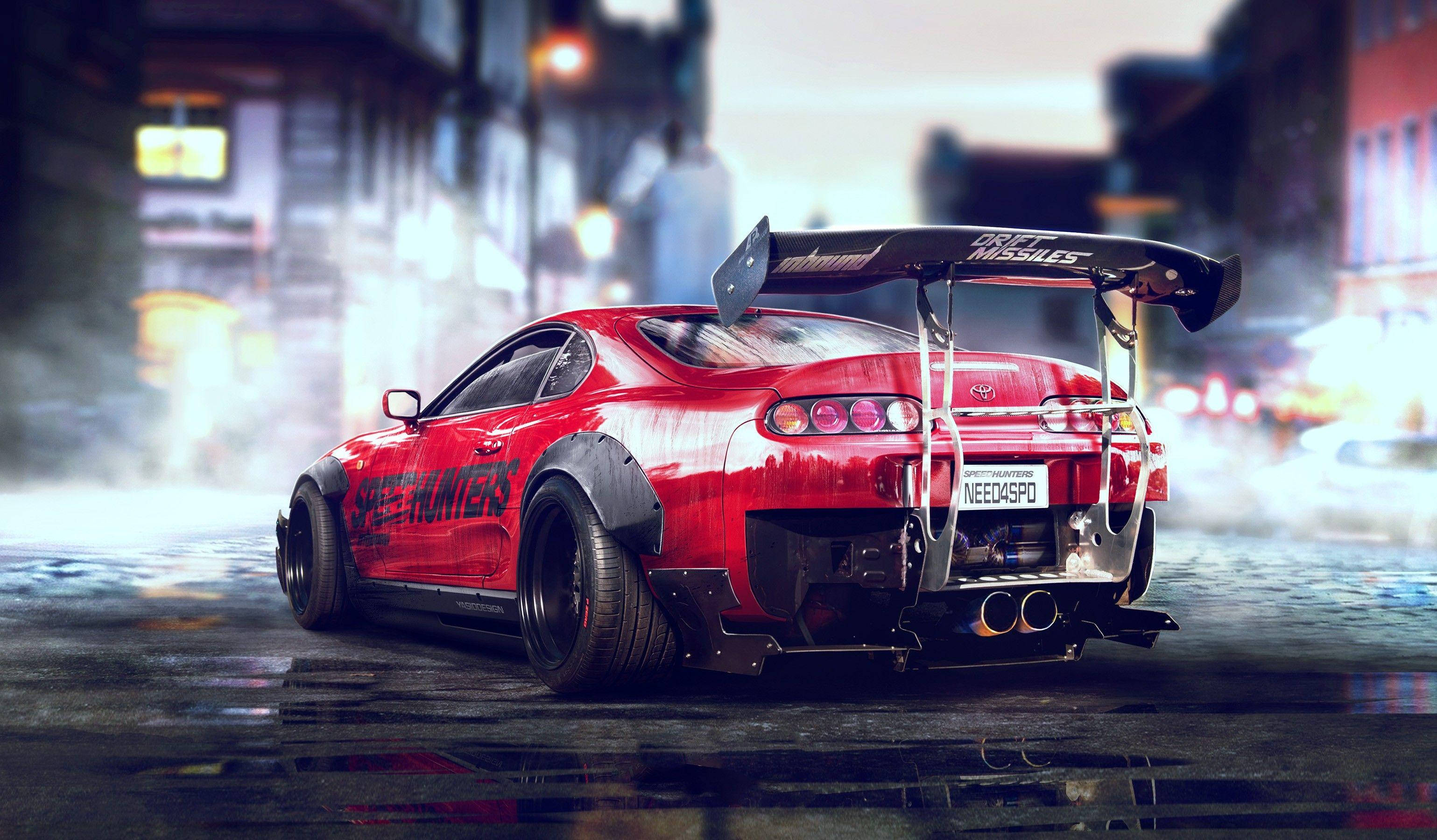 Fuldt modificeret Toyota Supra Mk4 Wallpapers