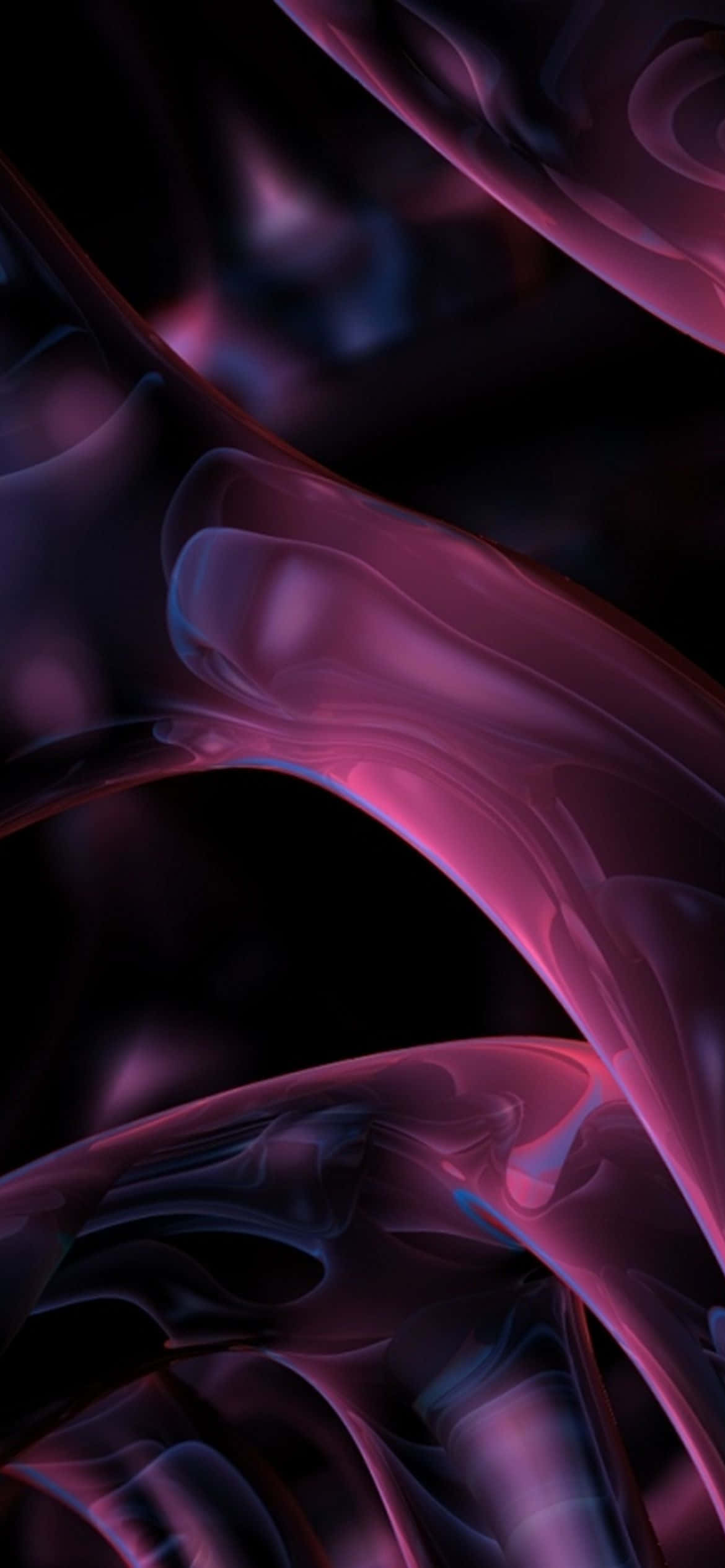 Funklende blå nattehimmel over bjergsilhuetter Wallpapers