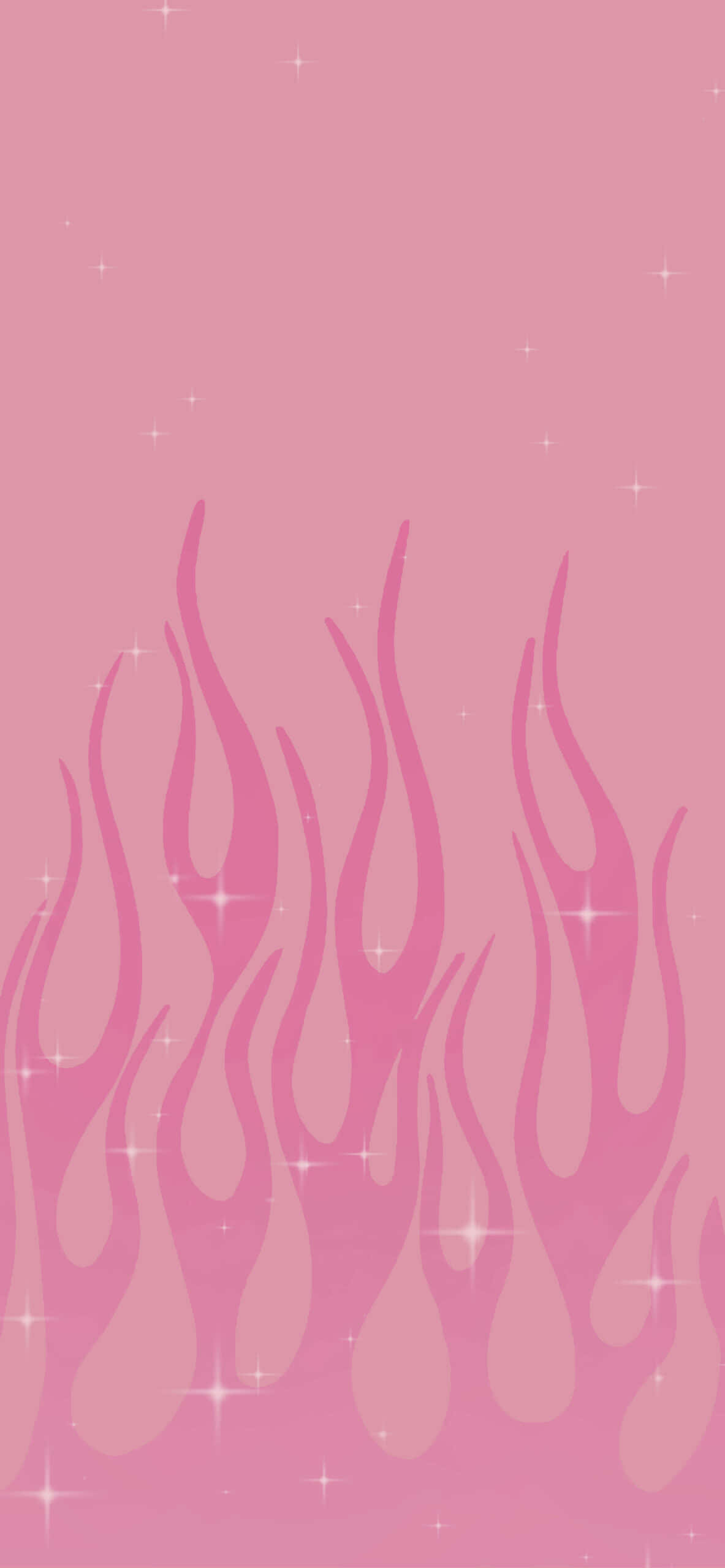 Funklende Flamme Pink Æstetisk Baggrund Wallpapers