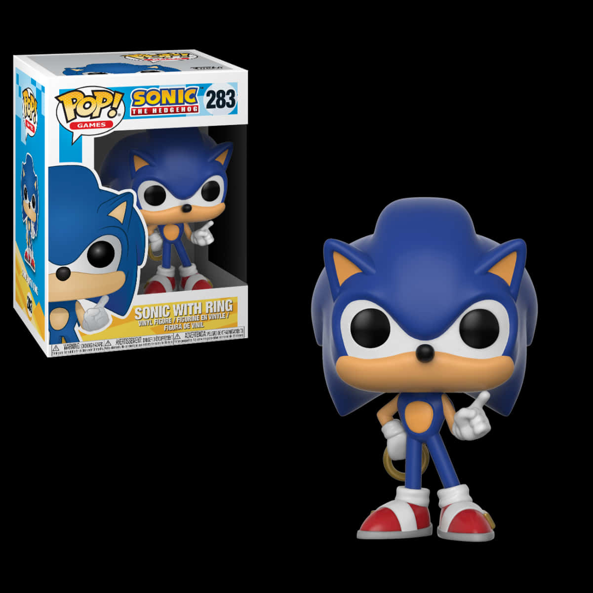 Funko Pop Sonic med Ring Figur Wallpapers
