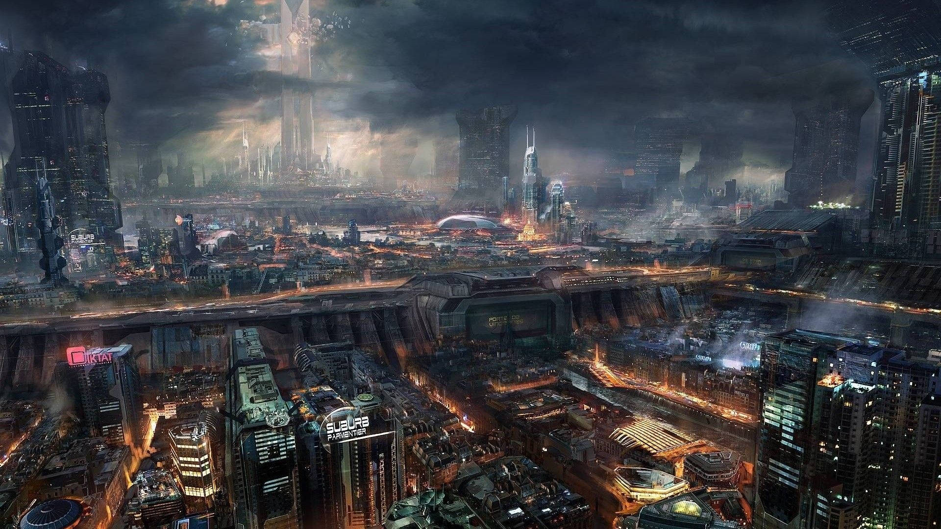 Futuristisk Science Fiction By Wallpapers