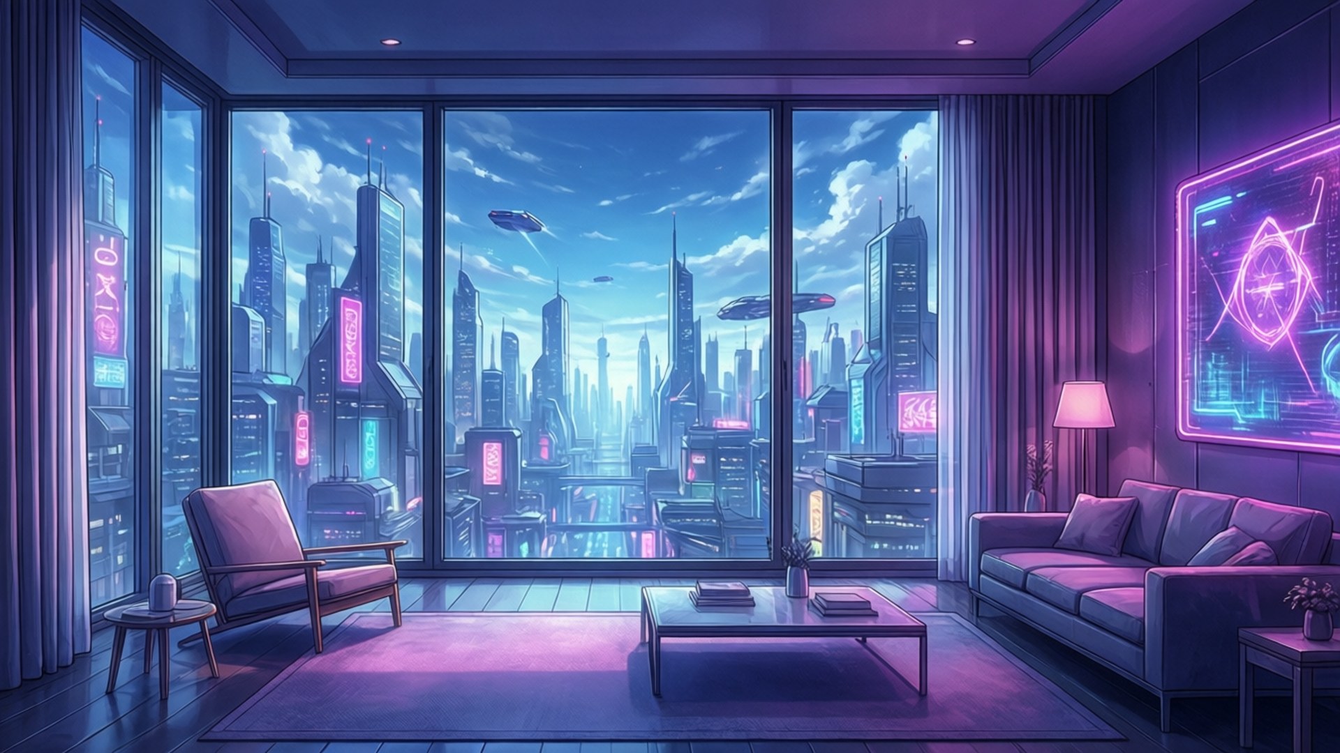 Futuristisk Værelse Wallpapers