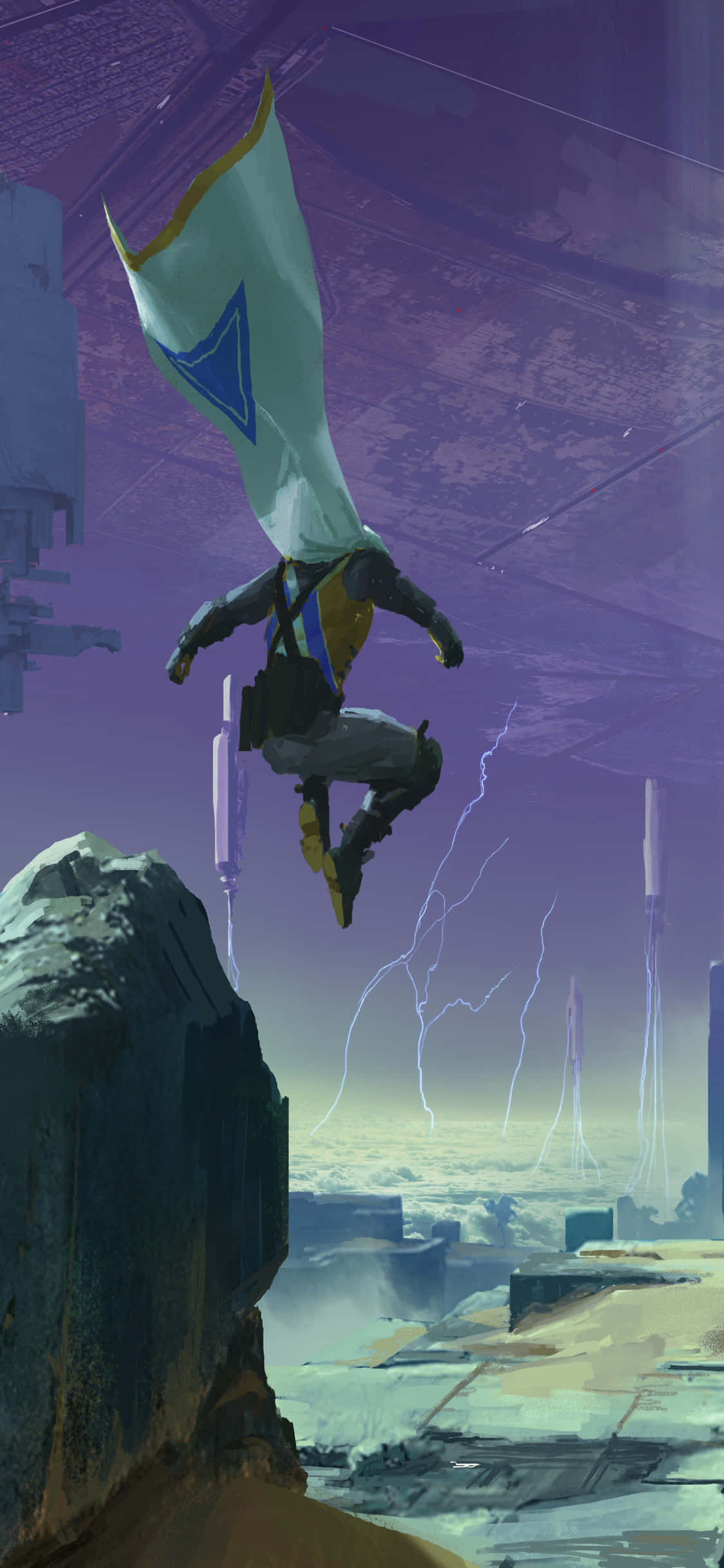 Gå aldrig glip af et øjeblik af det episke Destiny 2-eventyr på din iPhone Xs Wallpapers