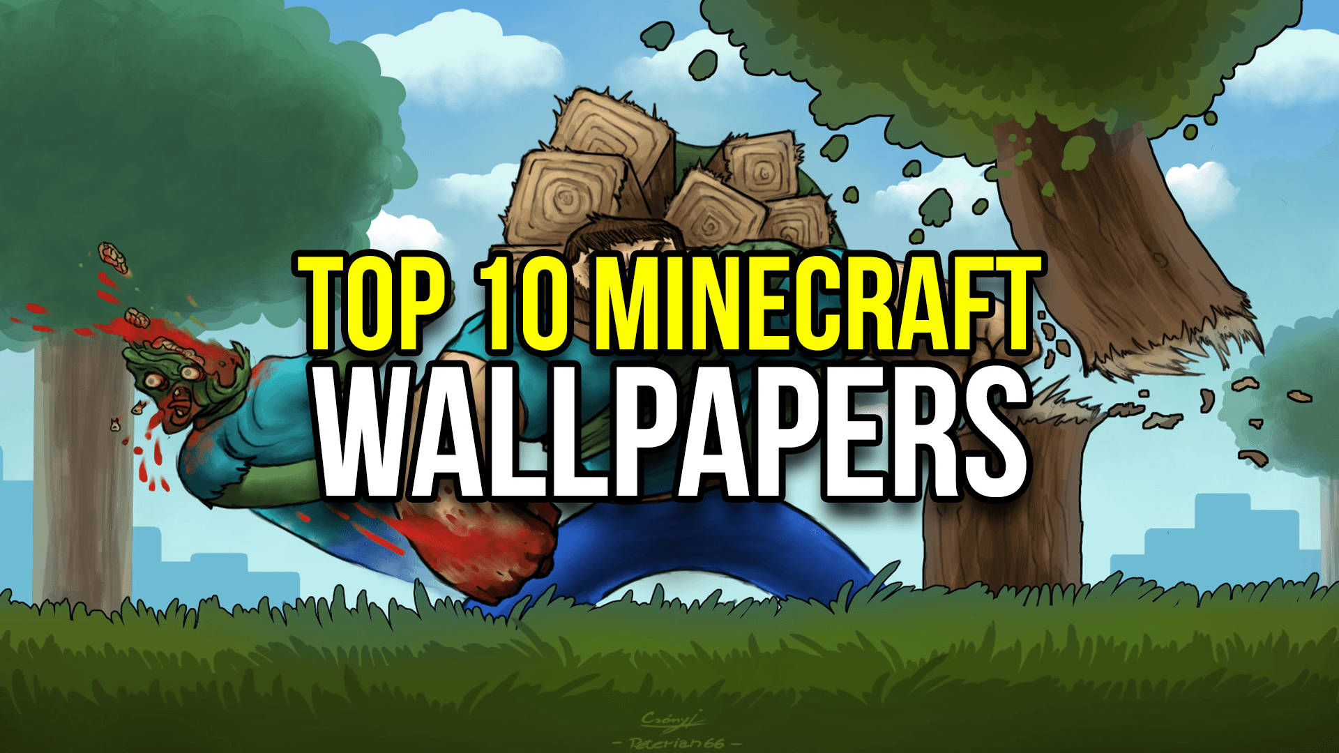Gå dybere ned i Minecrafts verden Wallpapers