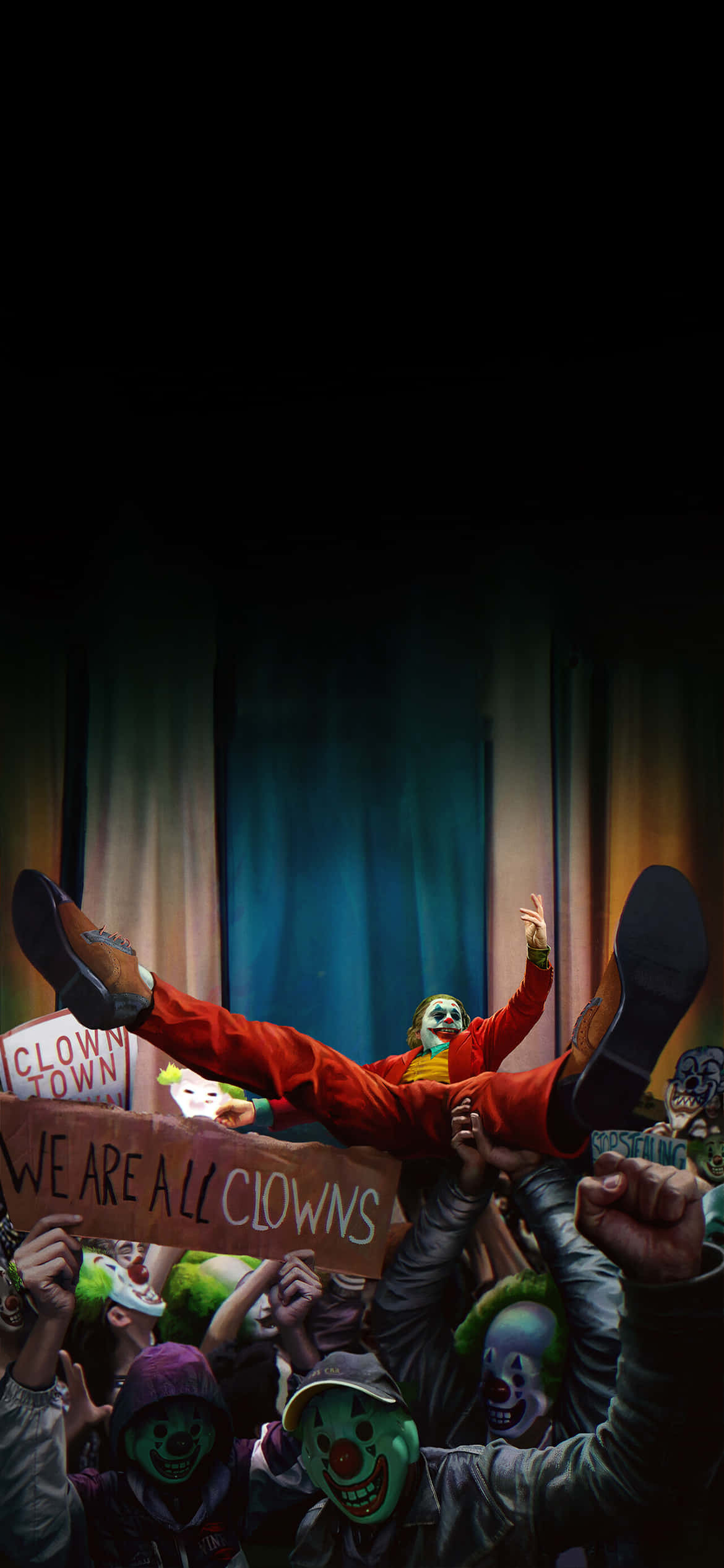 Gådefuld fremstilling af Jokeren Wallpapers