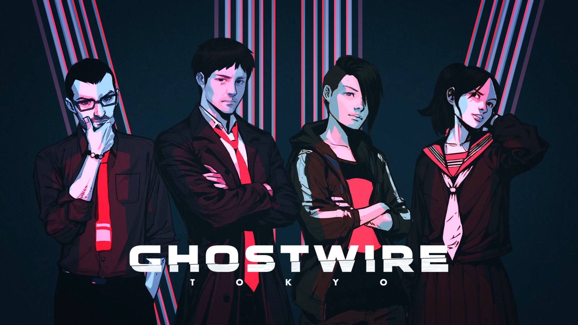 Gådefulde menneskelige fjender i Ghostwire Tokyo Wallpapers