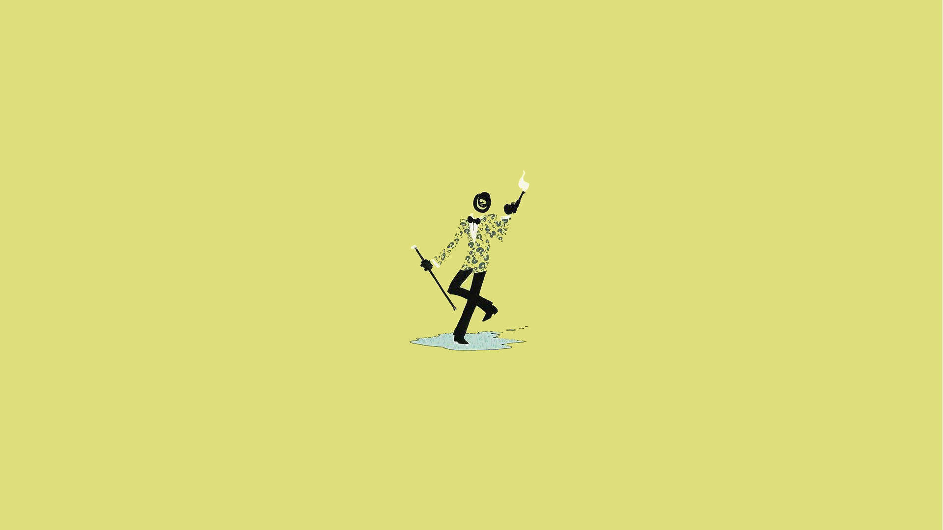 Gåden fra The Long Halloween minimalistisk æstetisk bærbar Wallpapers