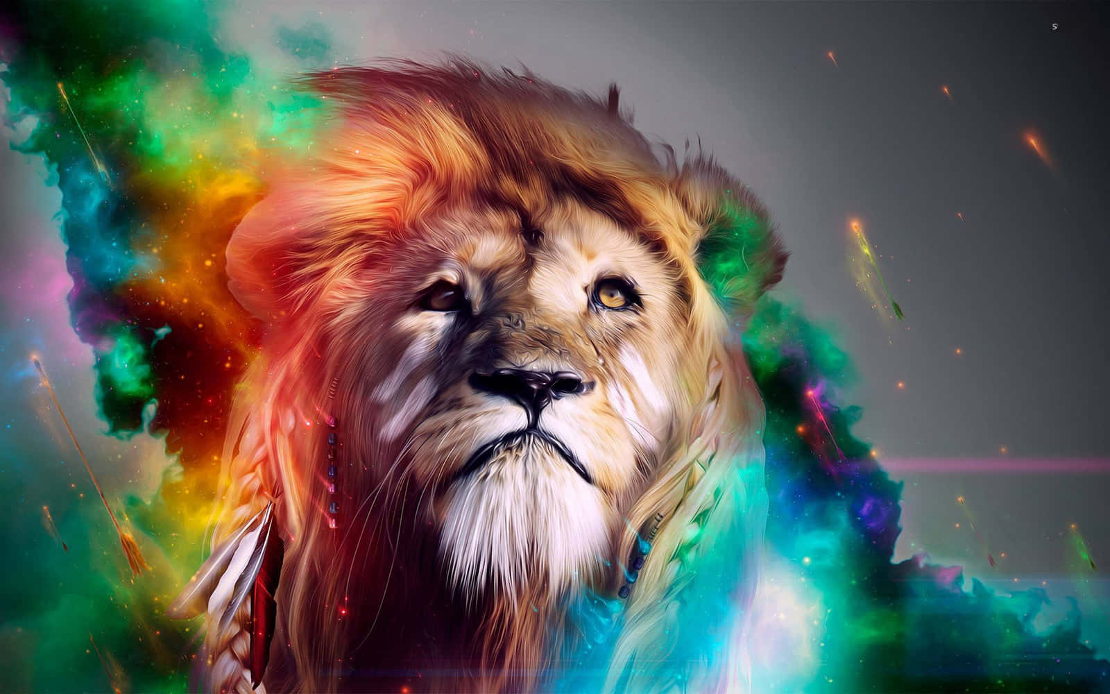 Galakse-løve baggrund Wallpapers