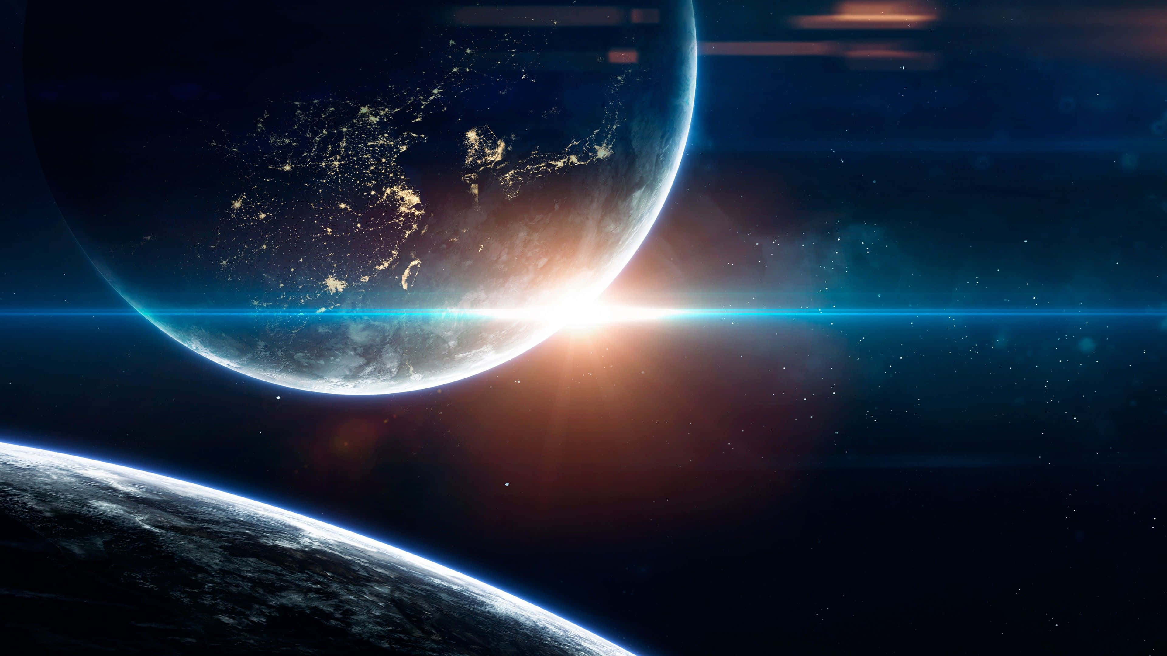 Galakse Rum Baggrund Planet Overflade Wallpapers