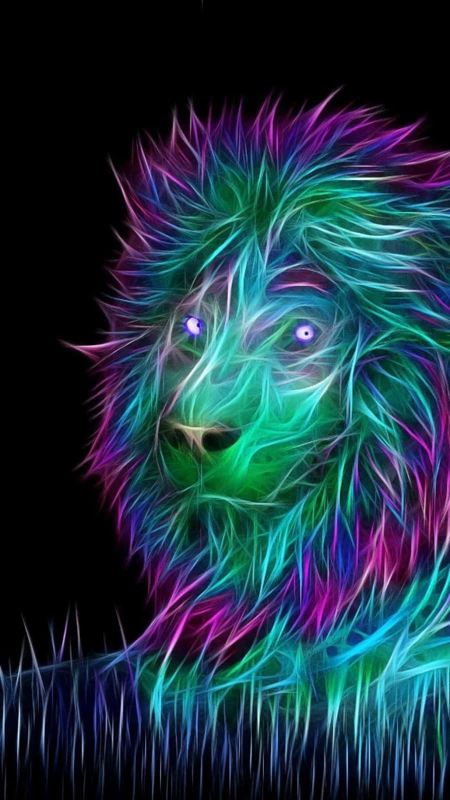 Galakseløve baggrund Wallpapers