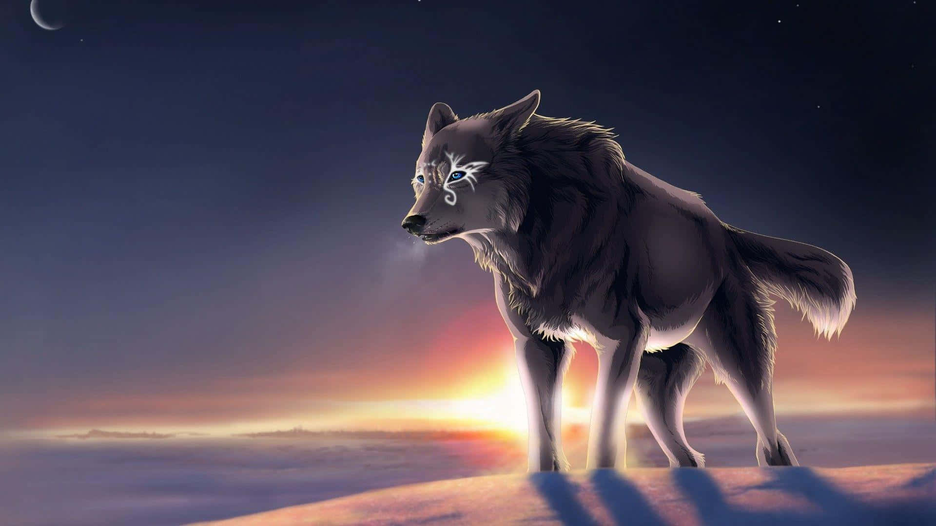 Galakseulven betragter nattens uendelighed Wallpapers