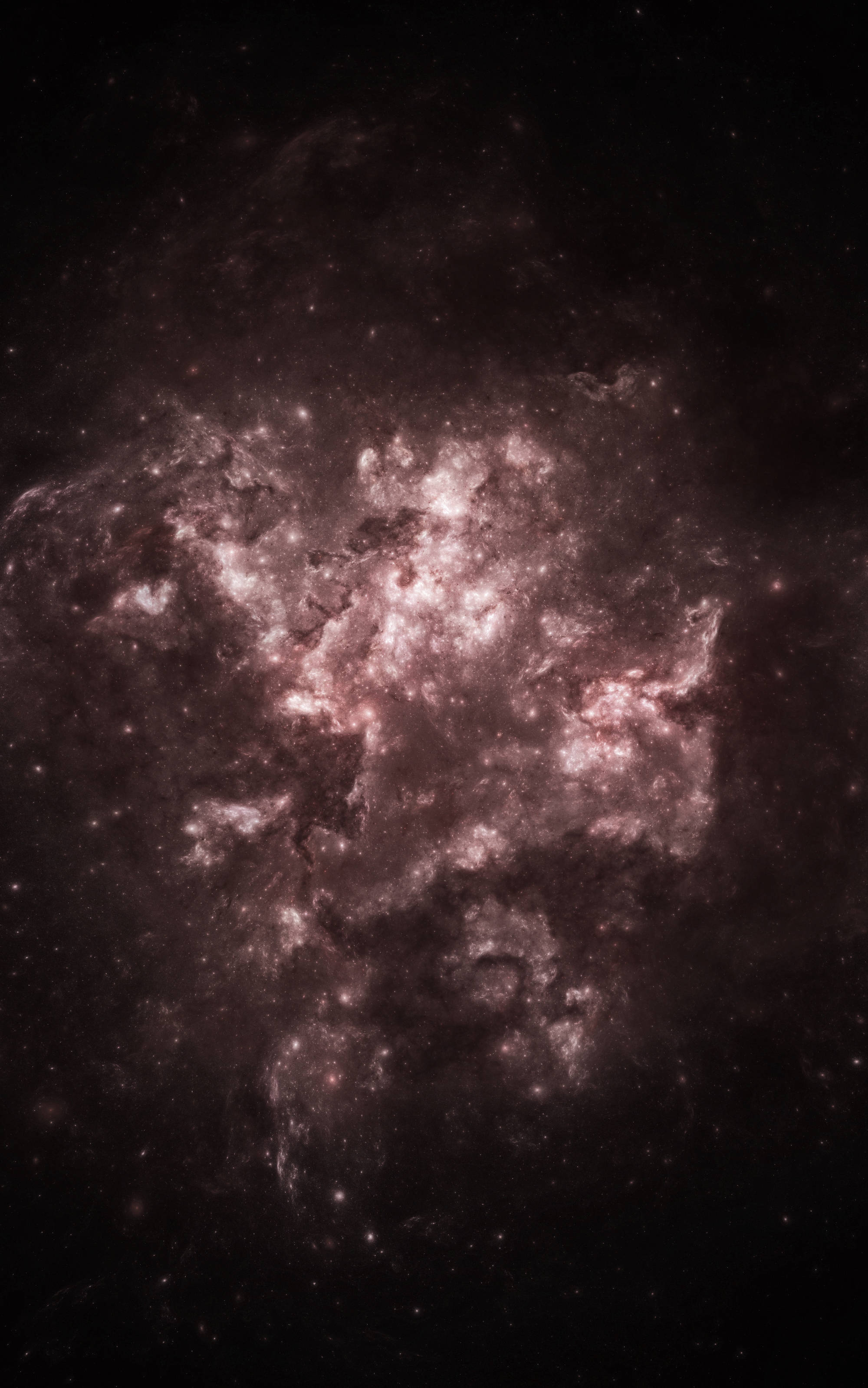 Galaktisk lys fraktaldesign Wallpapers