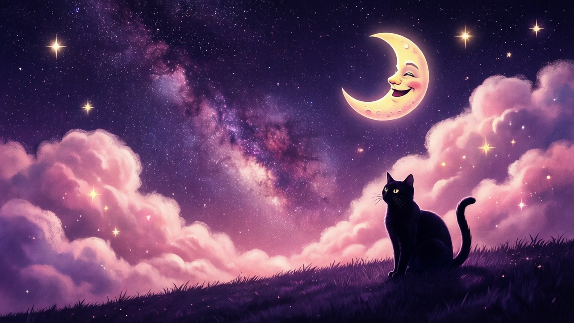 Galaxy Cat Drømme Wallpapers