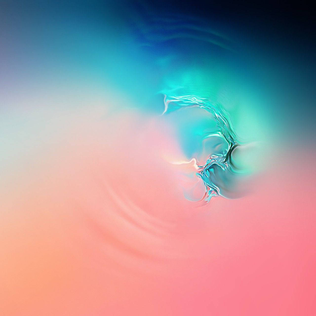 Galaxy S10 Hvirvlet Pink Blå Wallpapers