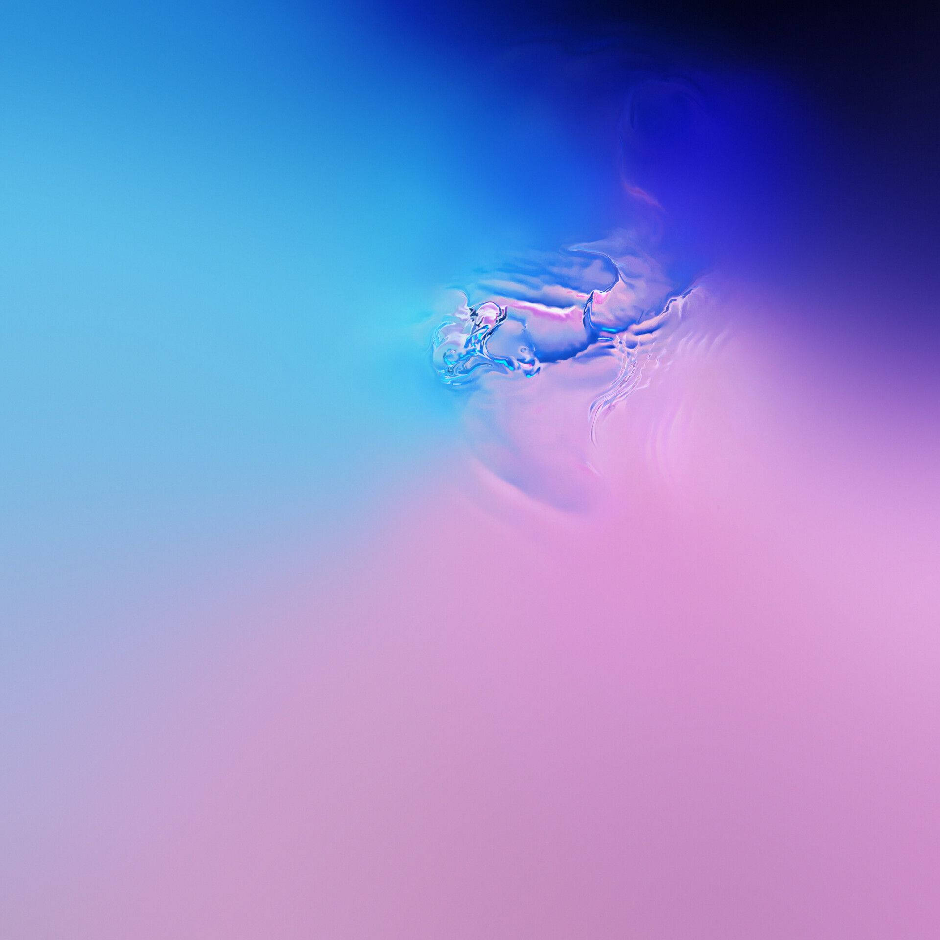 Galaxy S10 Lyserødt og Blåt Vand Wallpapers
