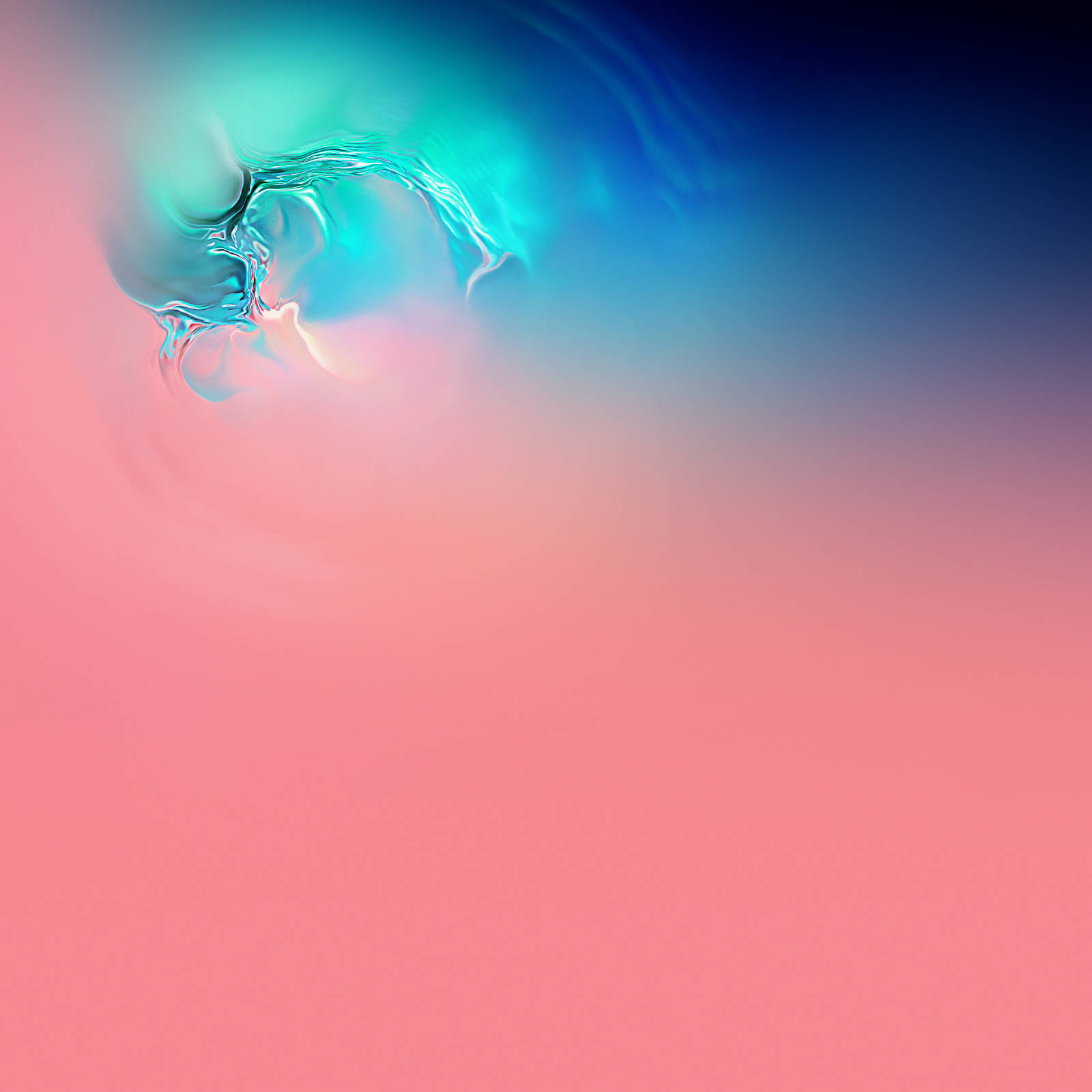 Galaxy S10 Pink Over Blå Wallpapers
