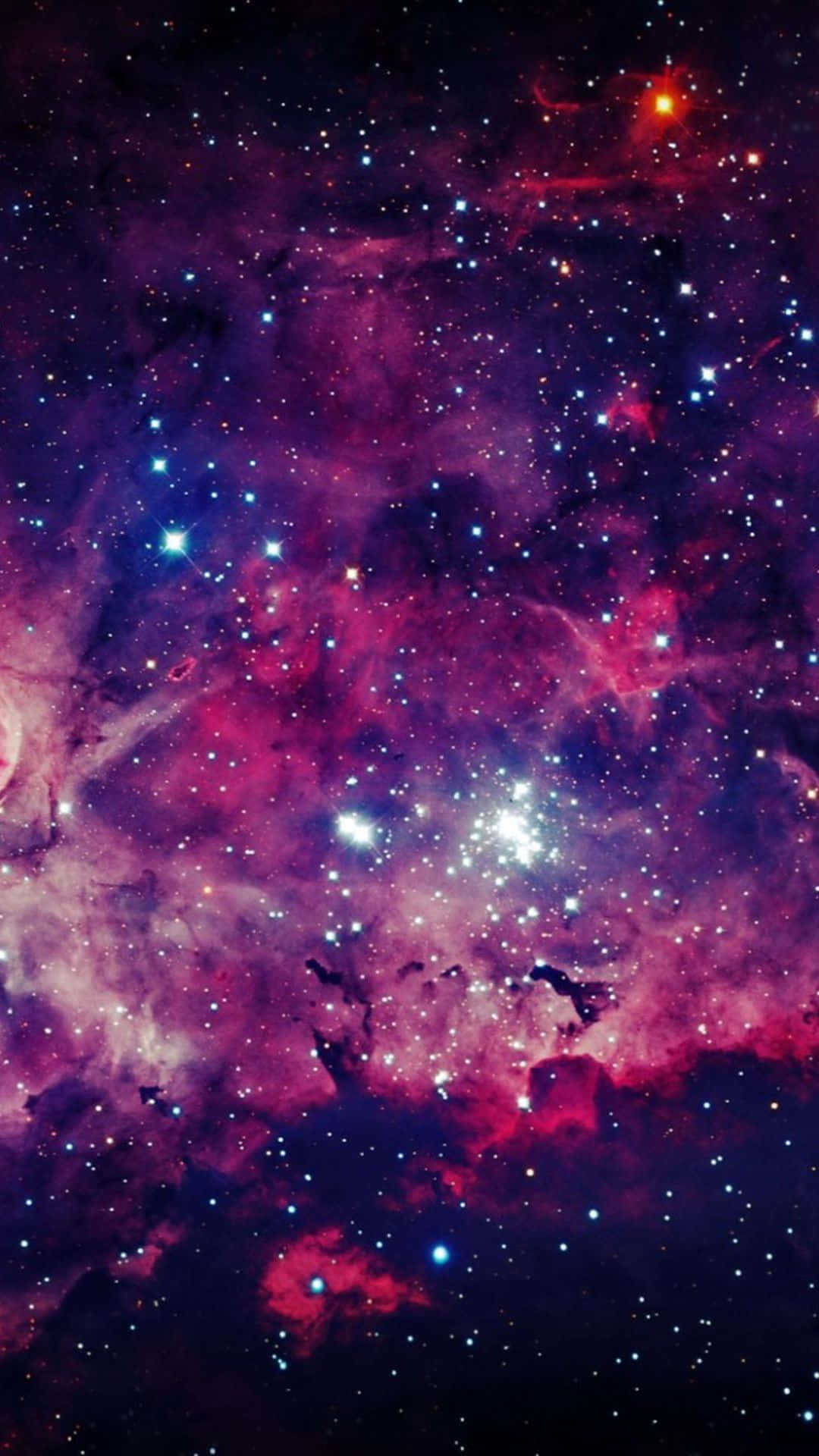Galaxy S5 Stjerner Skyer Lilla Wallpapers