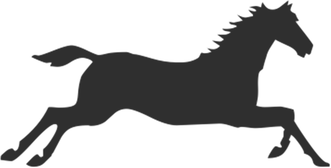 Galoperende hestesilhuet Wallpapers