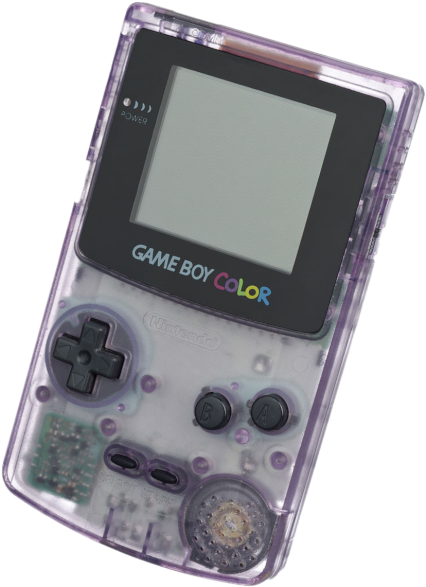 Game Boy Color Gennemsigtig Lilla Wallpapers