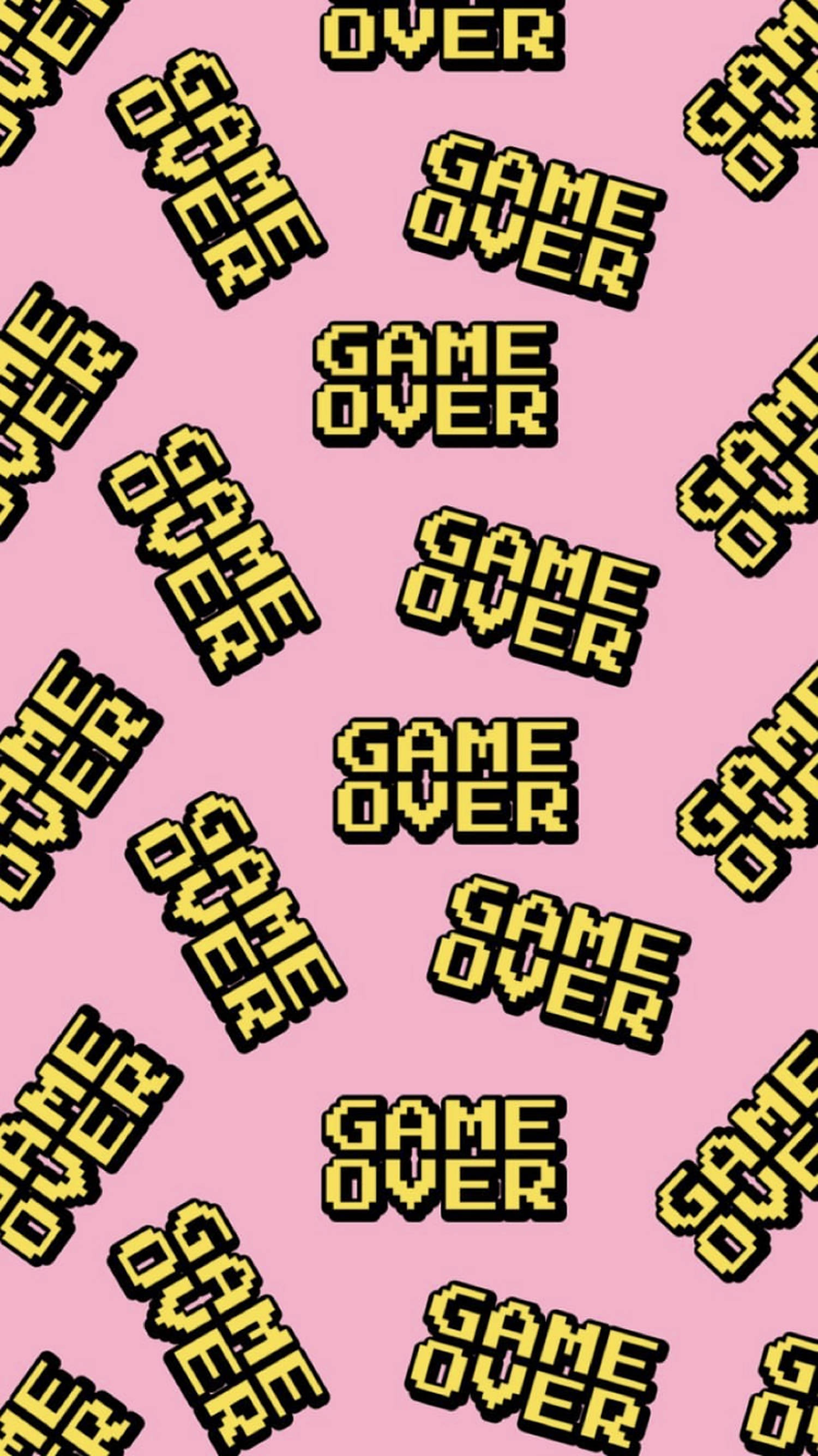 Game Over æstetiske ord Wallpapers