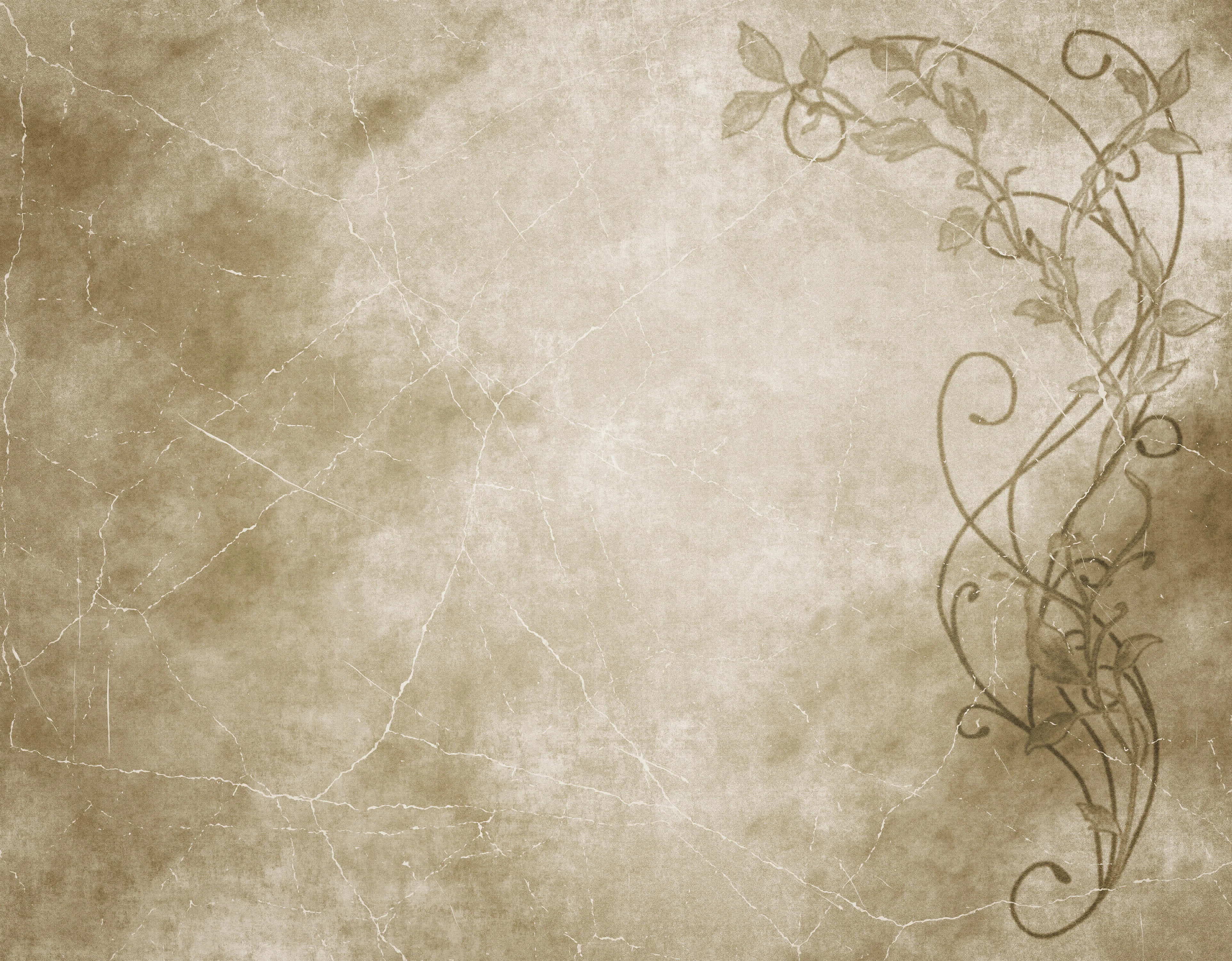 gammeldags baggrund med blomsterdesign Wallpapers
