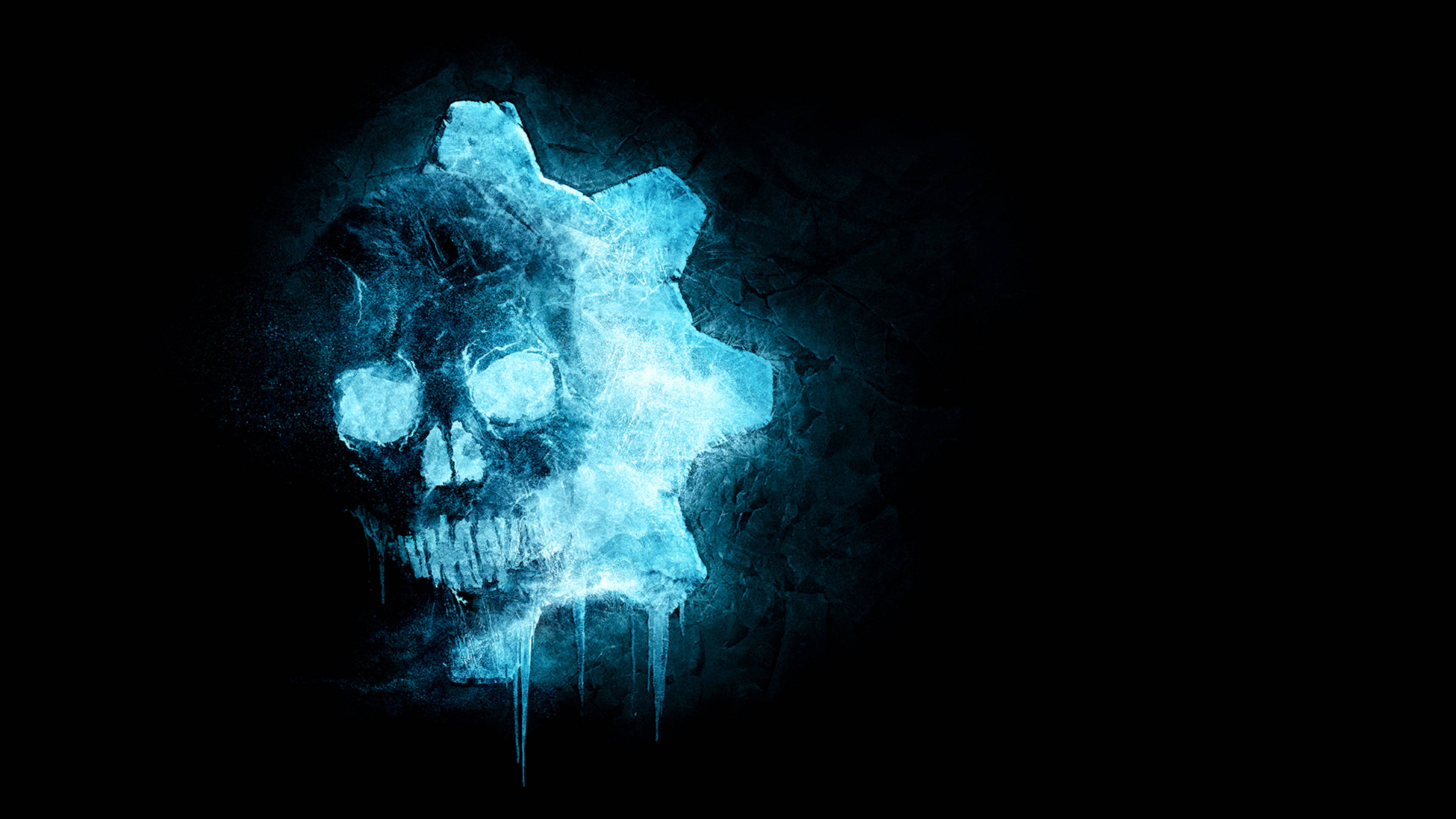 Gears 5 4K Blå Kranie Wallpapers