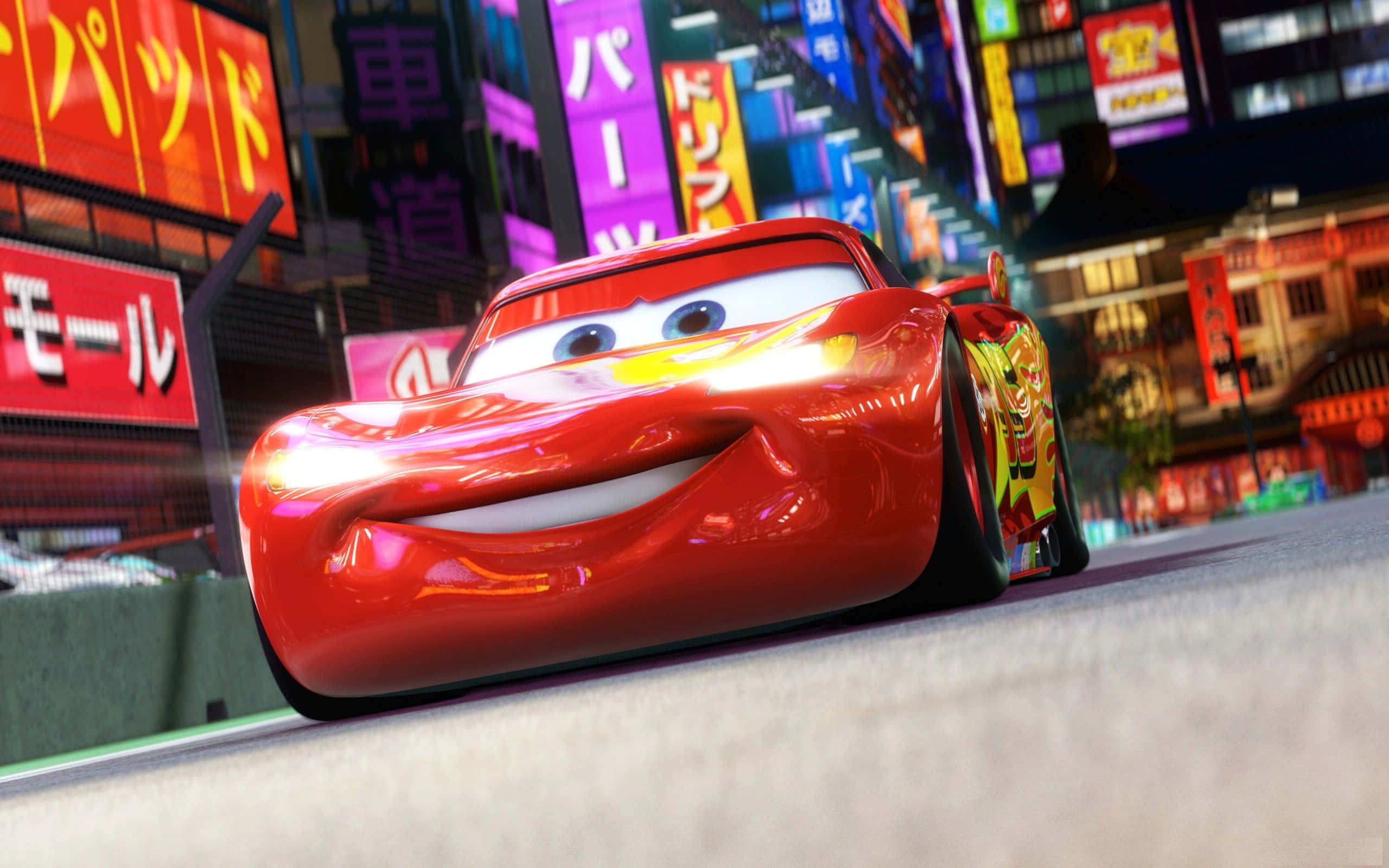 Genoplev det spændende eventyr fra Cars 2 Wallpapers