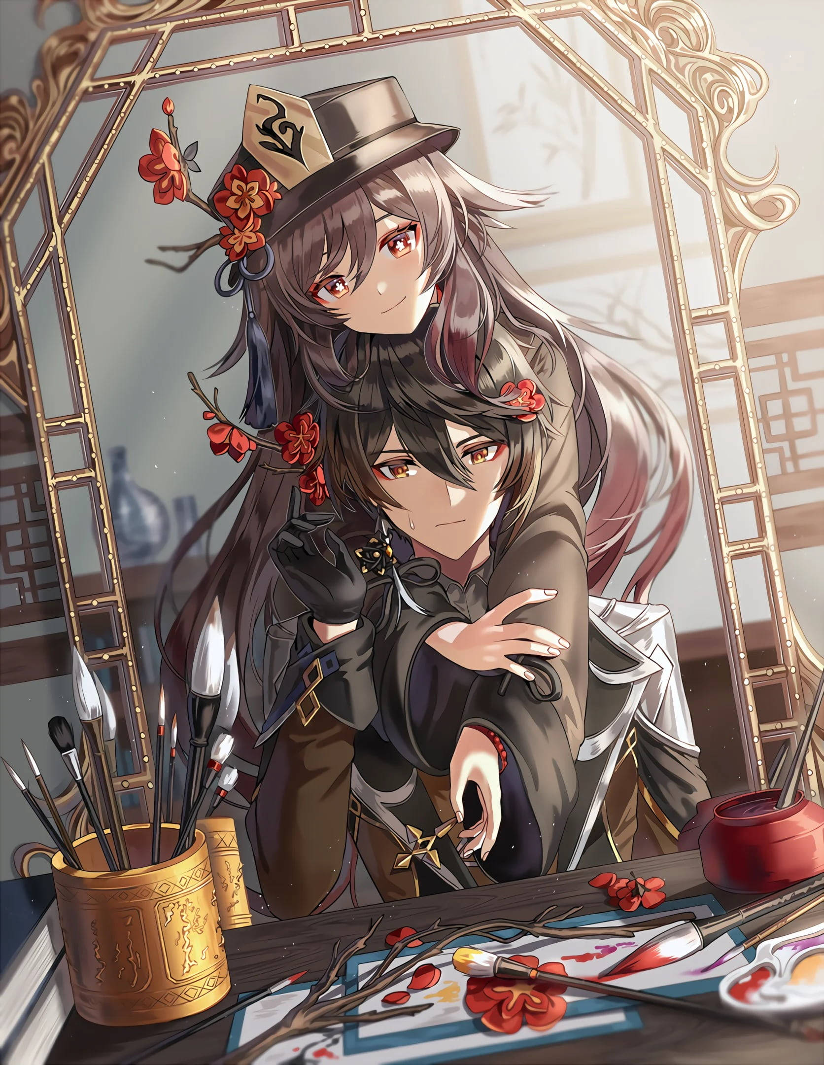 Genshin Impact æstetisk anime par Wallpapers