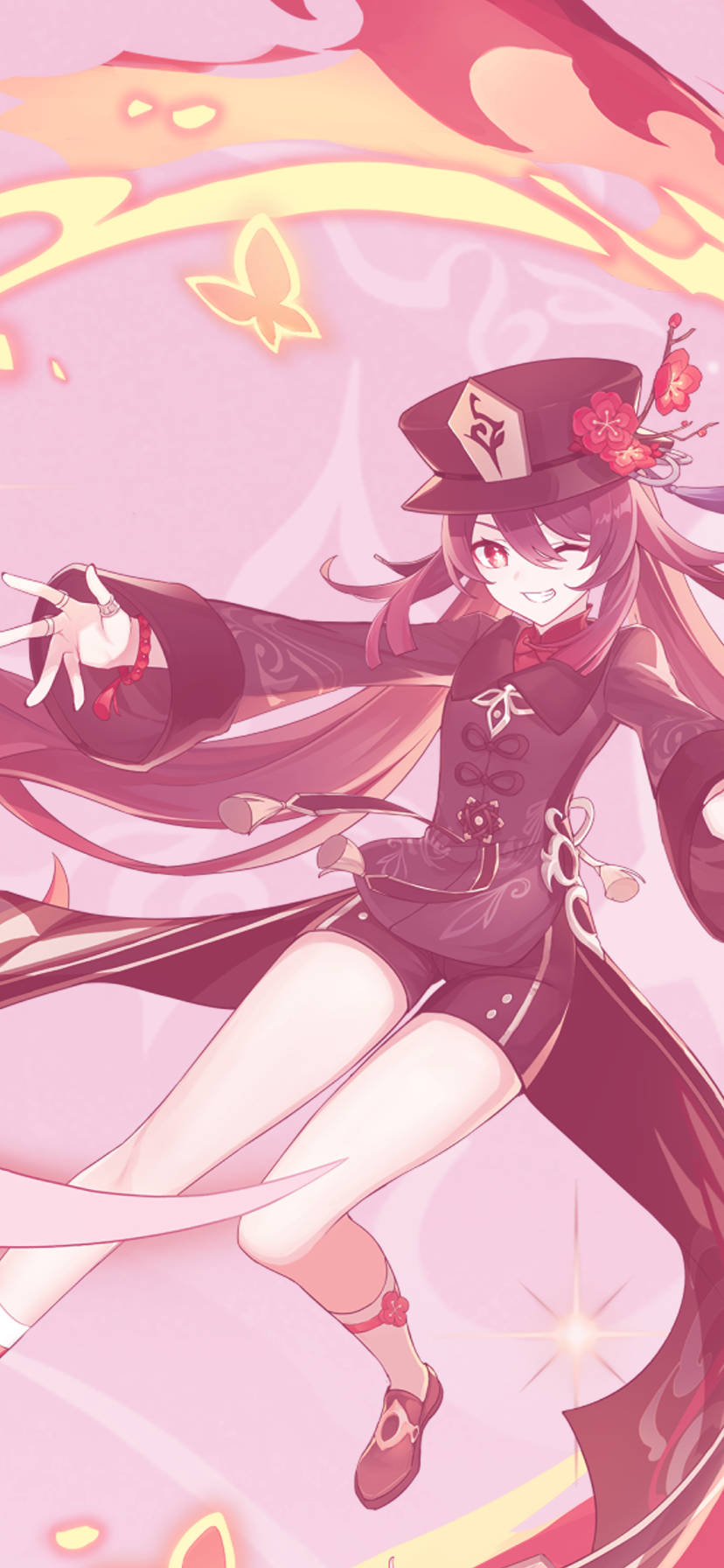 Genshin Impact Pink Hu Tao Wallpapers