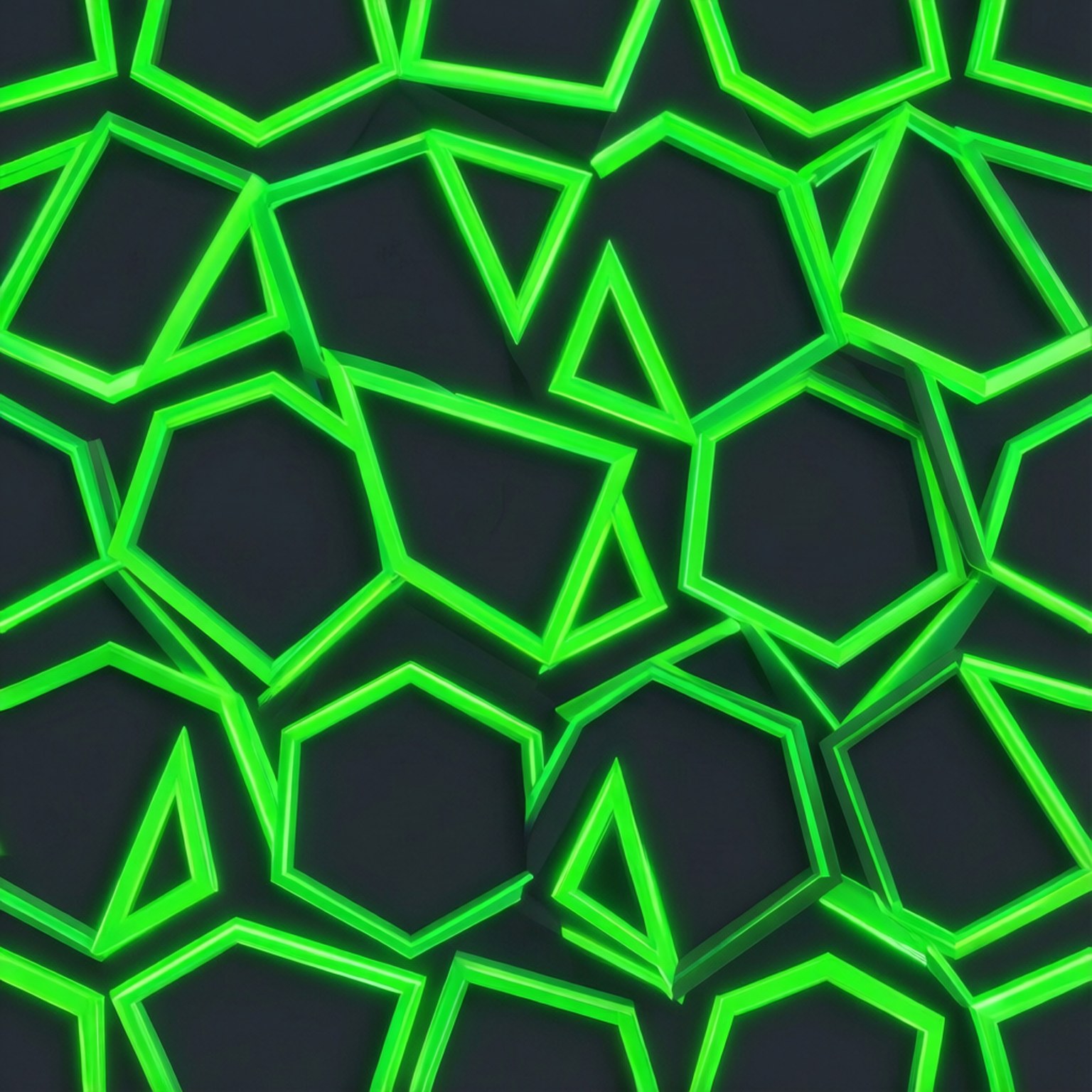 Geometrisk Grøn Wallpapers