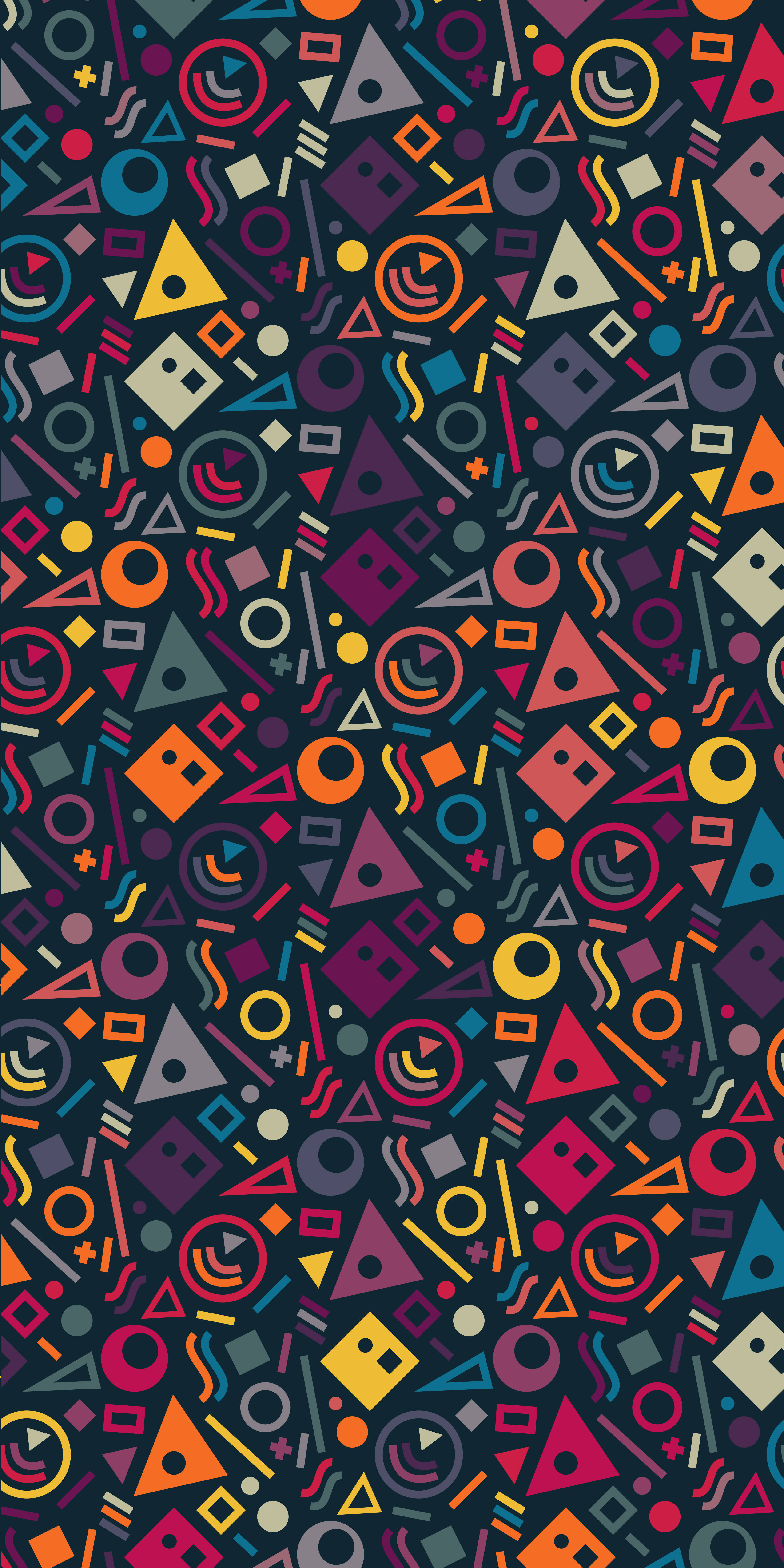 Geometrisk køligt mønster Wallpapers