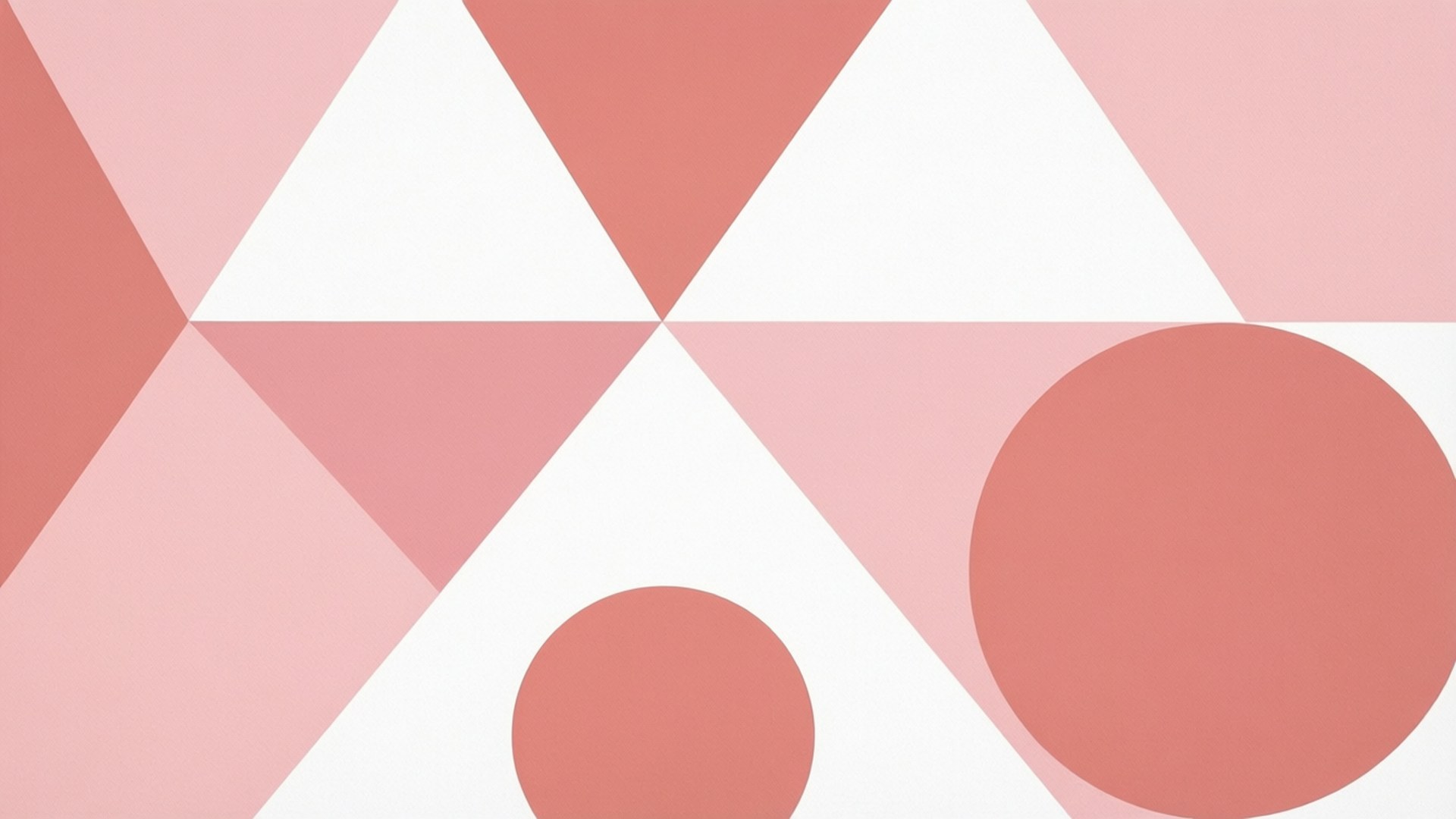 Geometrisk lyserød kunst Wallpapers