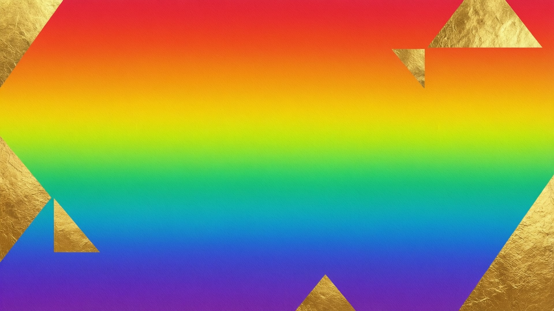Geometrisk Regnbuefolie Wallpapers