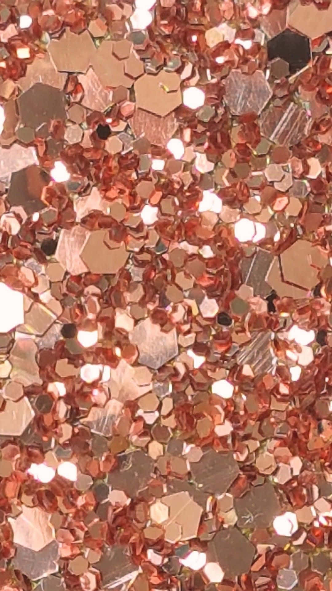 Geometrisk rosa guld glitter baggrund Wallpapers