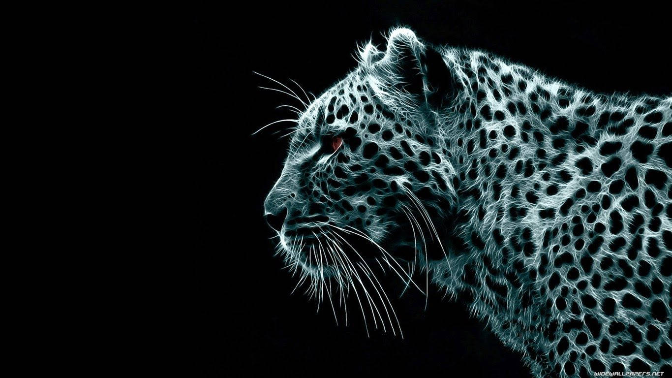 Gepard i en forførende sideprofil Wallpapers