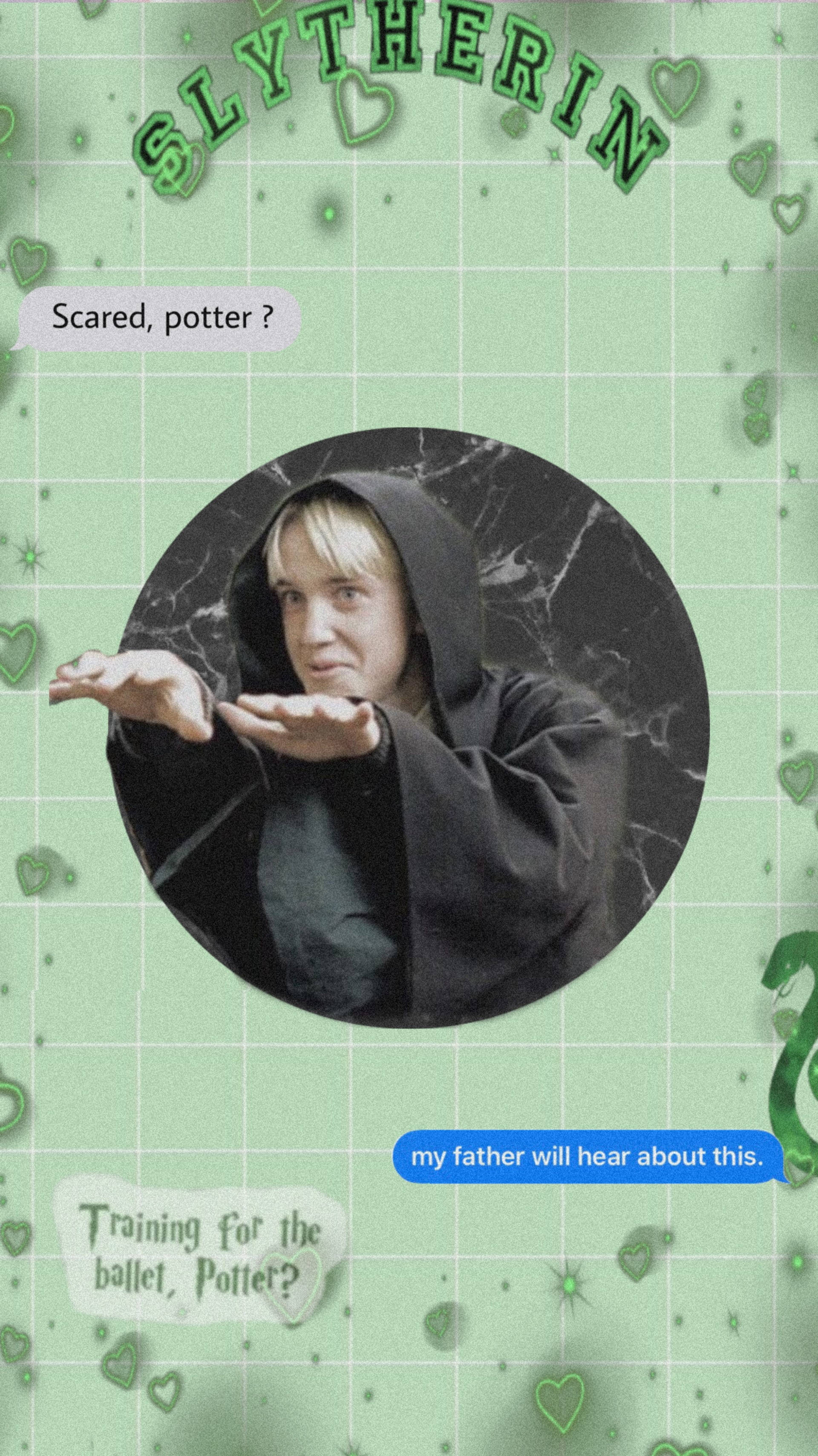 Gingham Æstetik Draco Malfoy Wallpapers