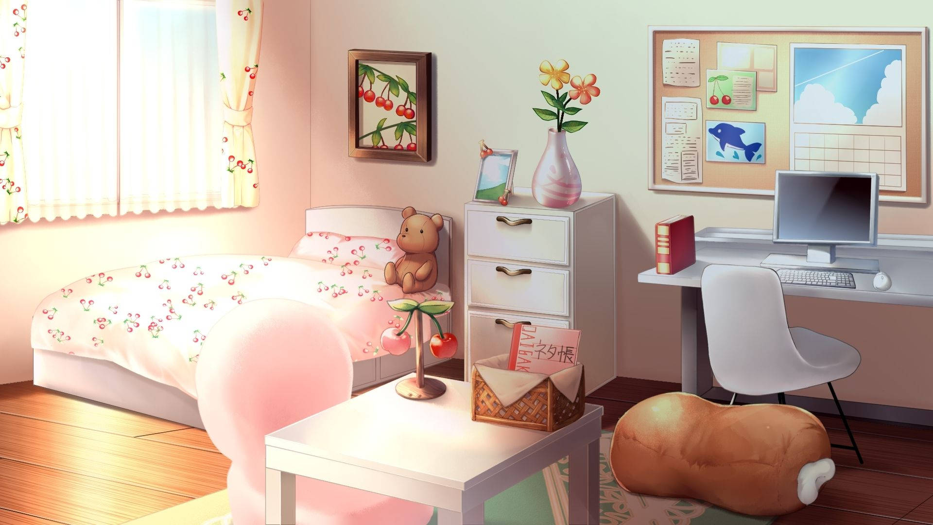Girly Anime Værelse Wallpapers