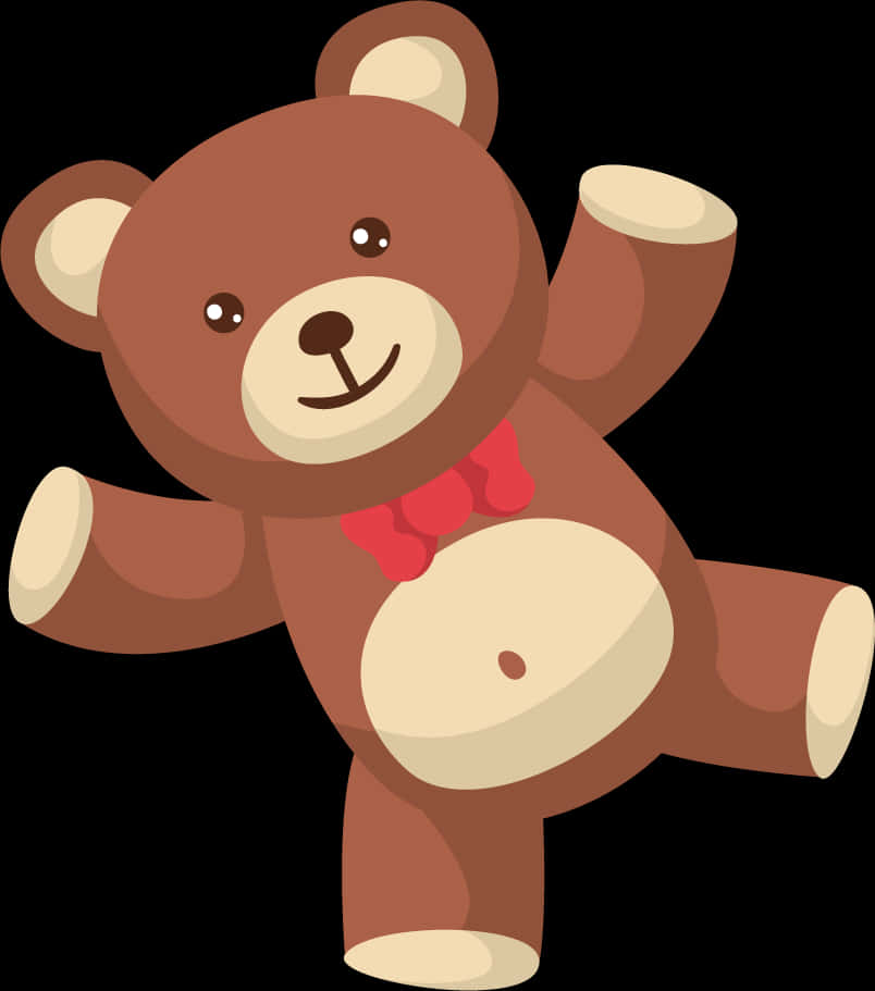 Glad bamse med butterfly Wallpapers