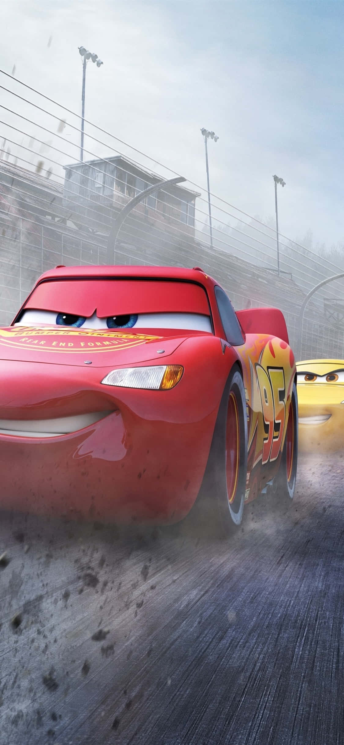 Glad Racing McQueen iPhone X Baggrund Wallpapers