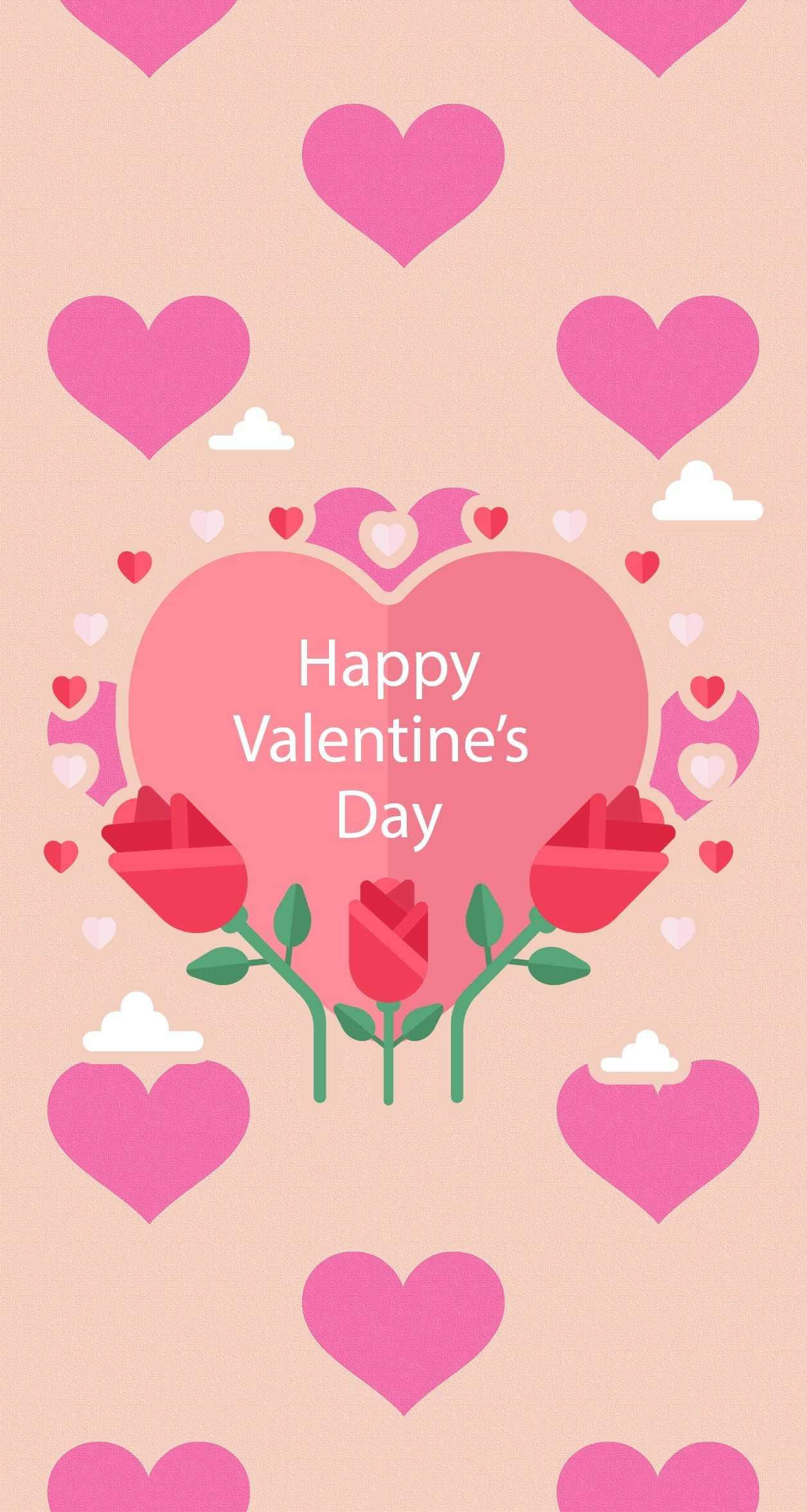 glædelig valentinsdag baggrund Wallpapers