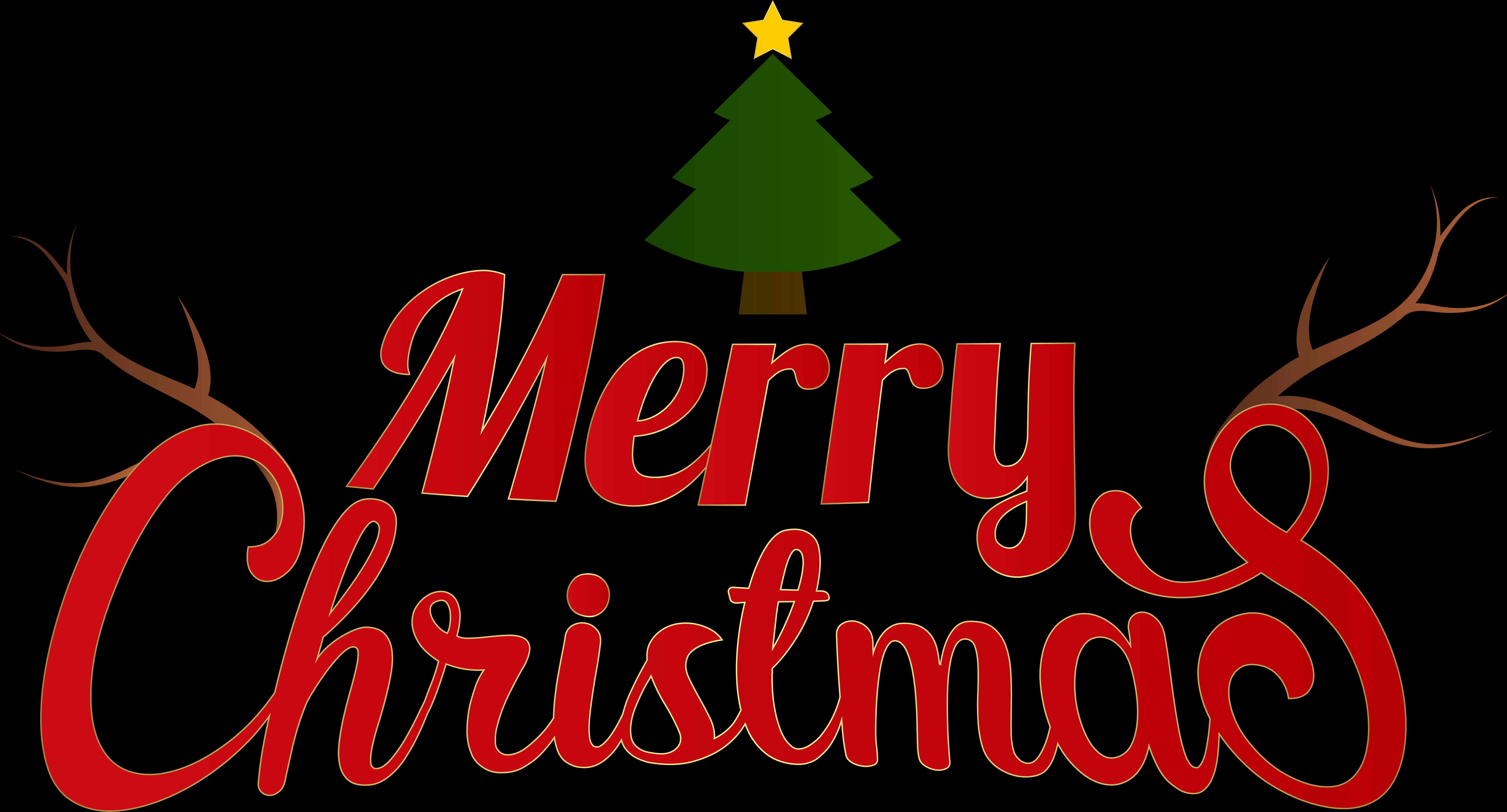 Glædelig Jul Juletræ Rensdyr Gevir Grafik Wallpapers