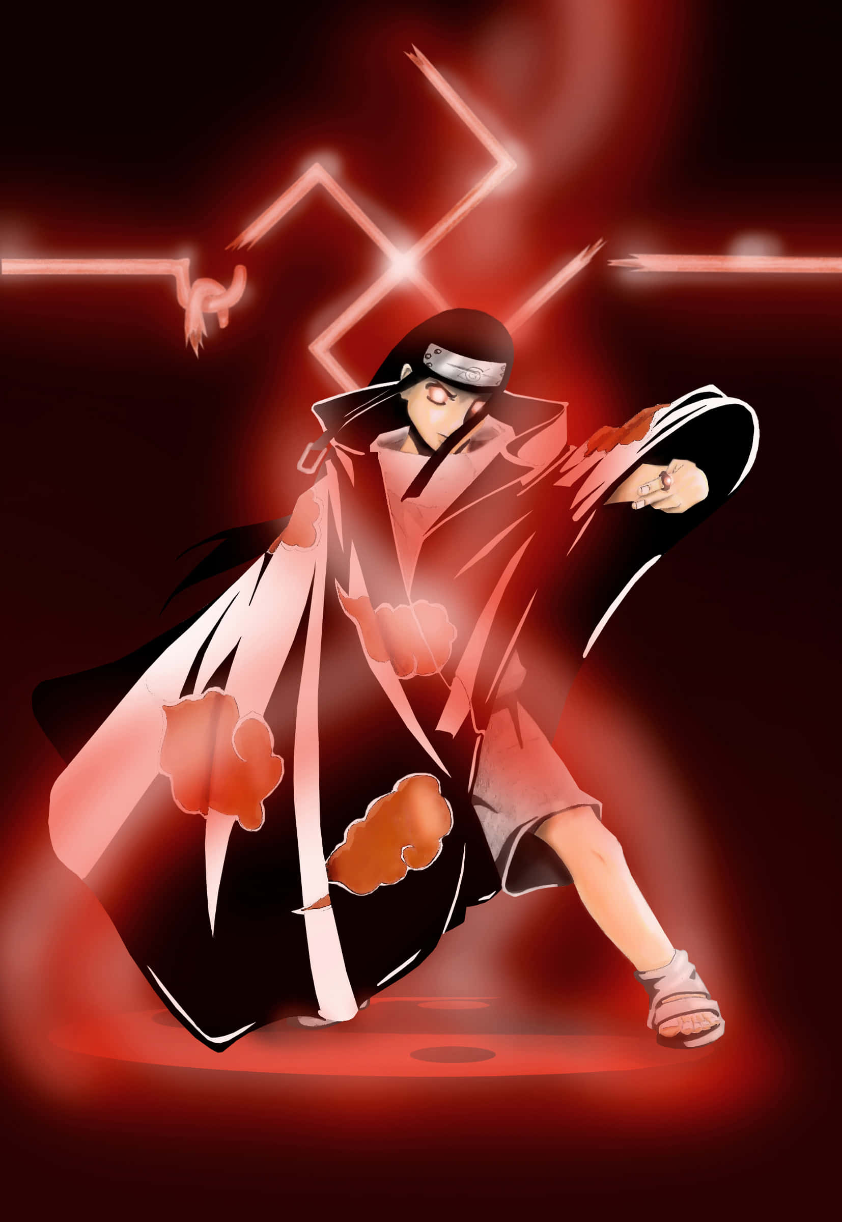 Glødende Akatsuki Neji Hyuga Wallpapers
