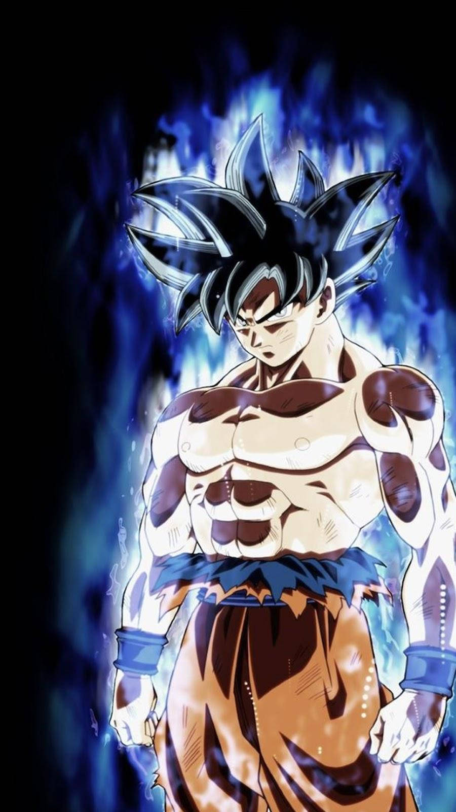 Glødende Goku Dragon Ball Super Telefon Wallpapers